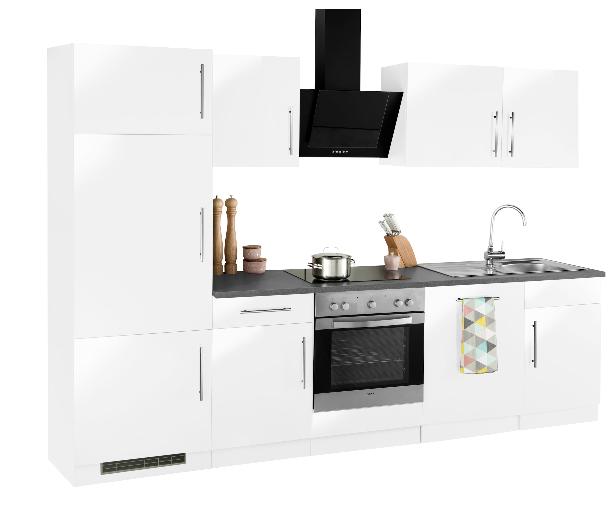 wiho Küchen Küchenzeile »Cali«, ohne E-Geräte, Breite 280 cm online kaufen