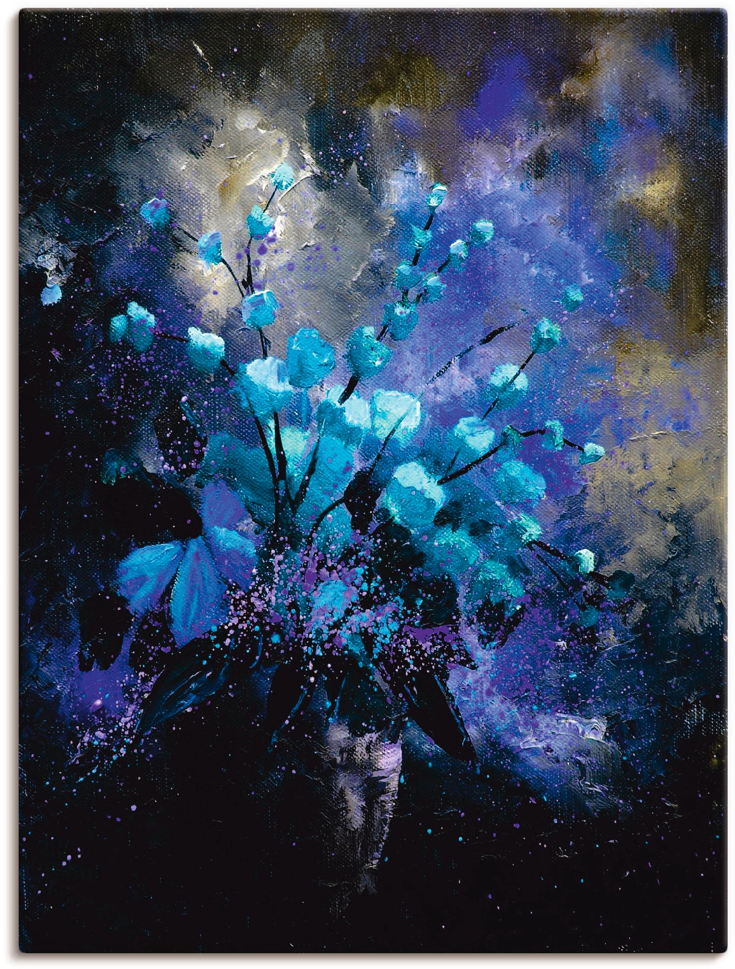 Artland Leinwandbild »Stillleben Blumen II«, Arrangements, (1 St.), auf Keilrahmen gespannt