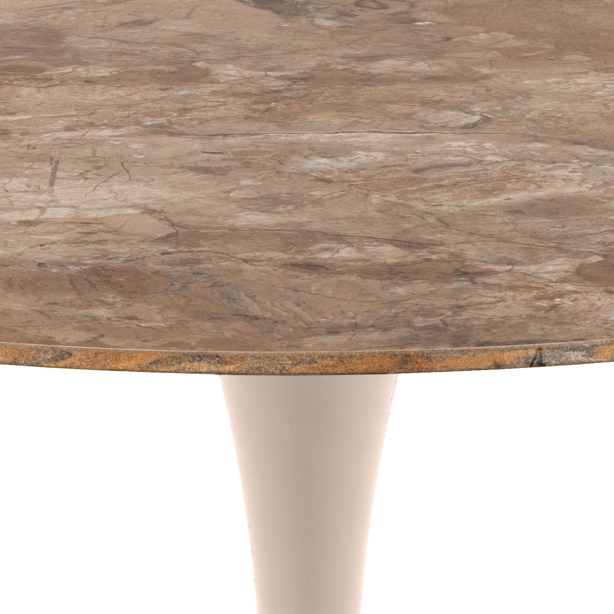 ACTONA GROUP Esstisch »Malta« 1 Stk. tlg. Keramik-Tischplatte, Trompetenfuß, Küchentisch rund, Ø 90 cm, 3 Farben