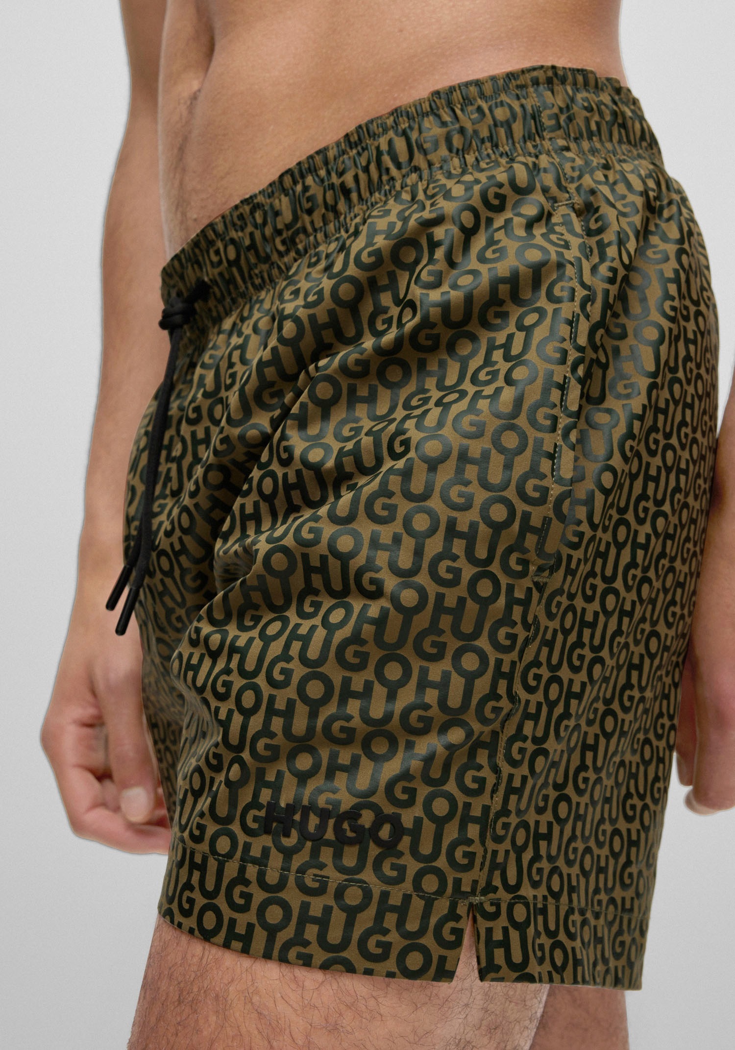 3. Bild von HUGO Badeshorts, mit Label All-Over Print
