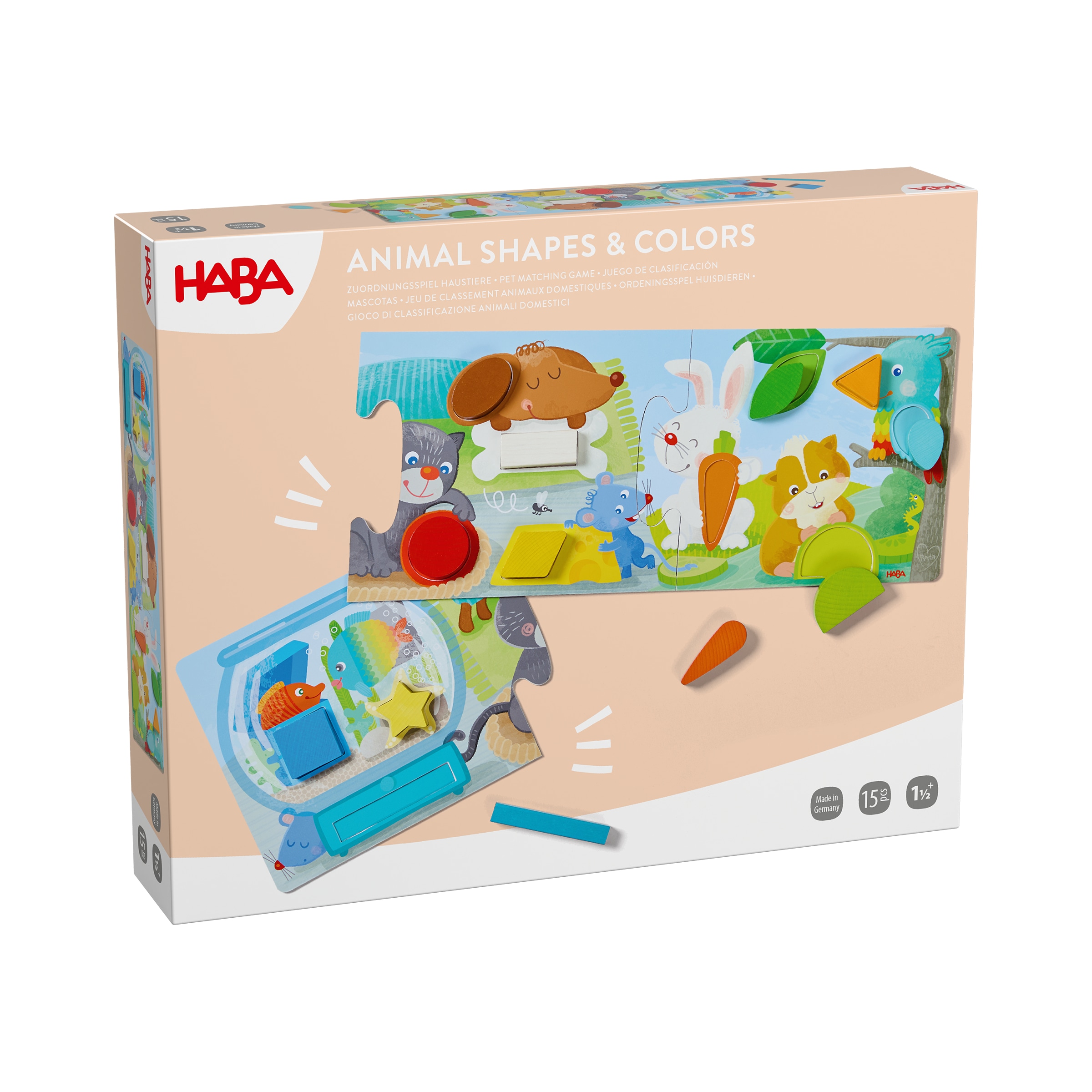 Haba Steckspielzeug »Zuordnungsspiel Haustiere«