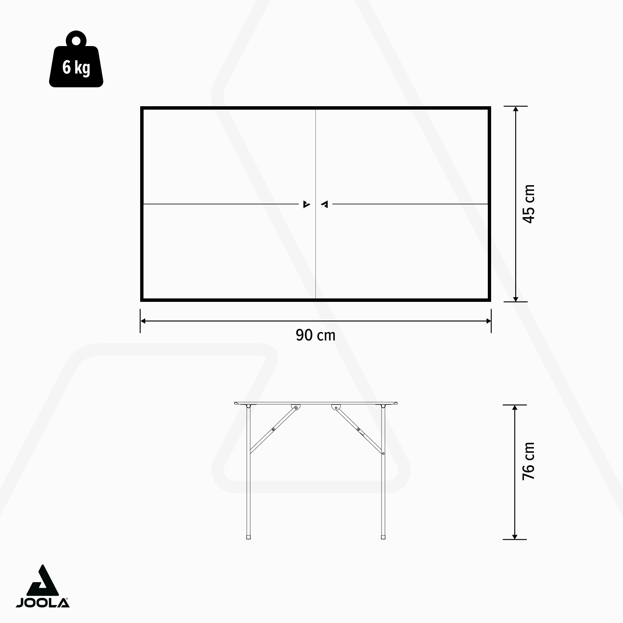 Joola Mini-Tischtennisplatte »Mini« Das Netz ist im Lieferumfang enthalten