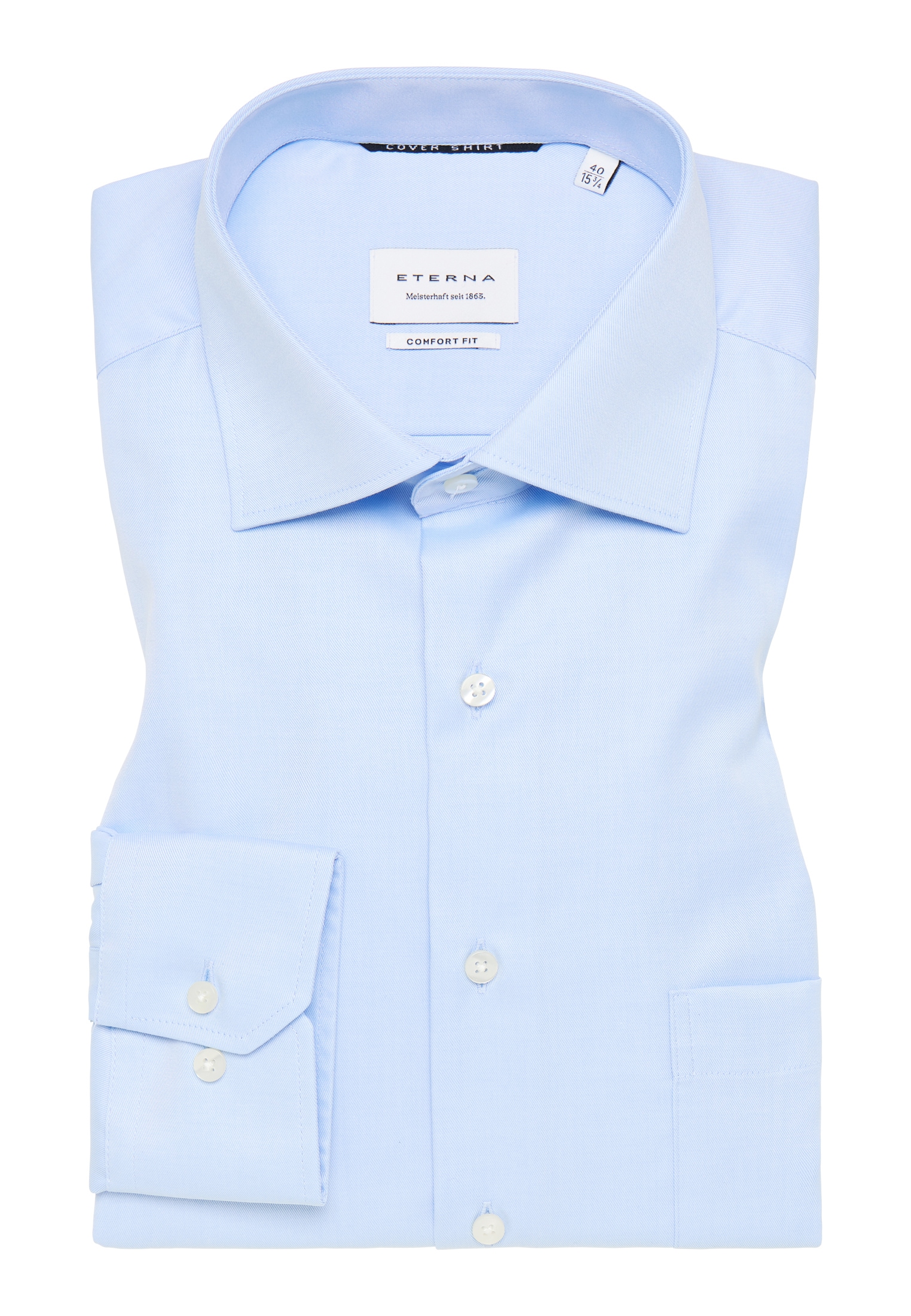 Eterna Langarmhemd »COMFORT FIT« NON IRON (bügelfrei)