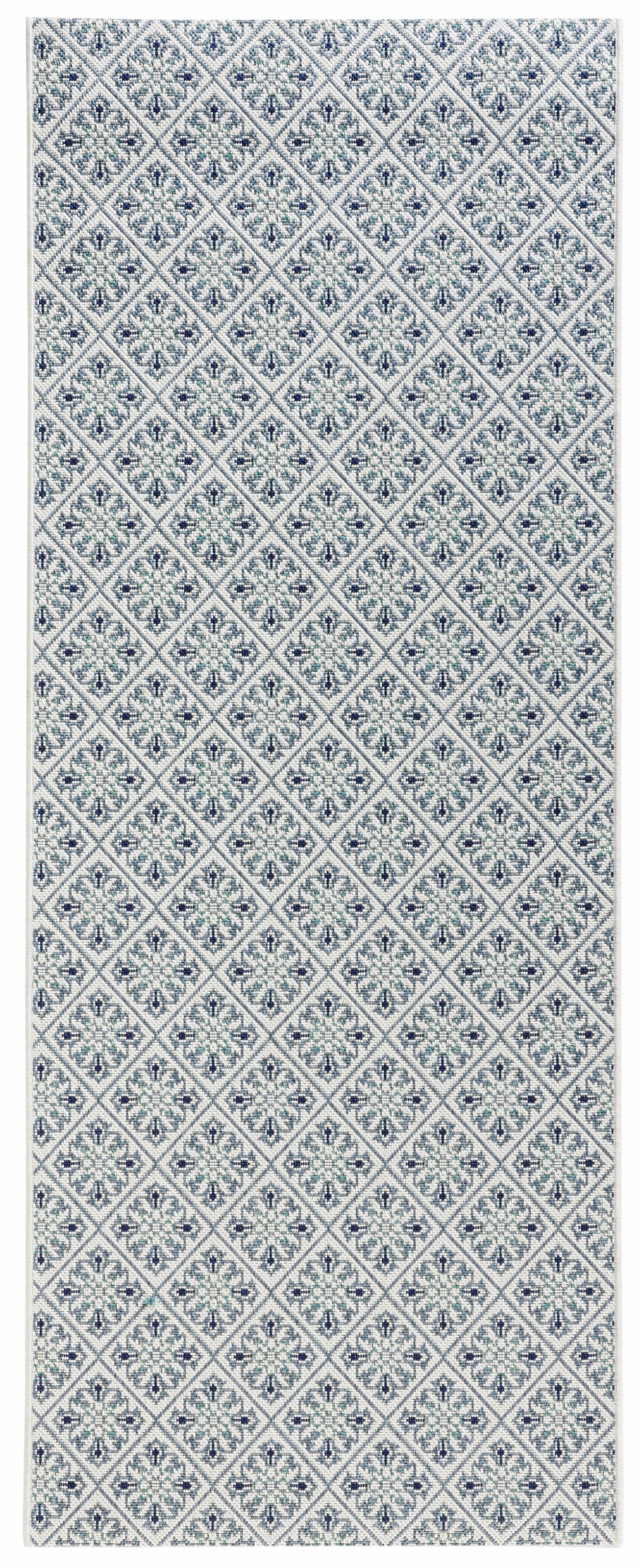 HANSE Home Läufer »Flake«, rechteckig, 8 mm Höhe, Flachgewebe, Fliesen Optik, Gemustert, Strapazierfähig, Pflegeleicht