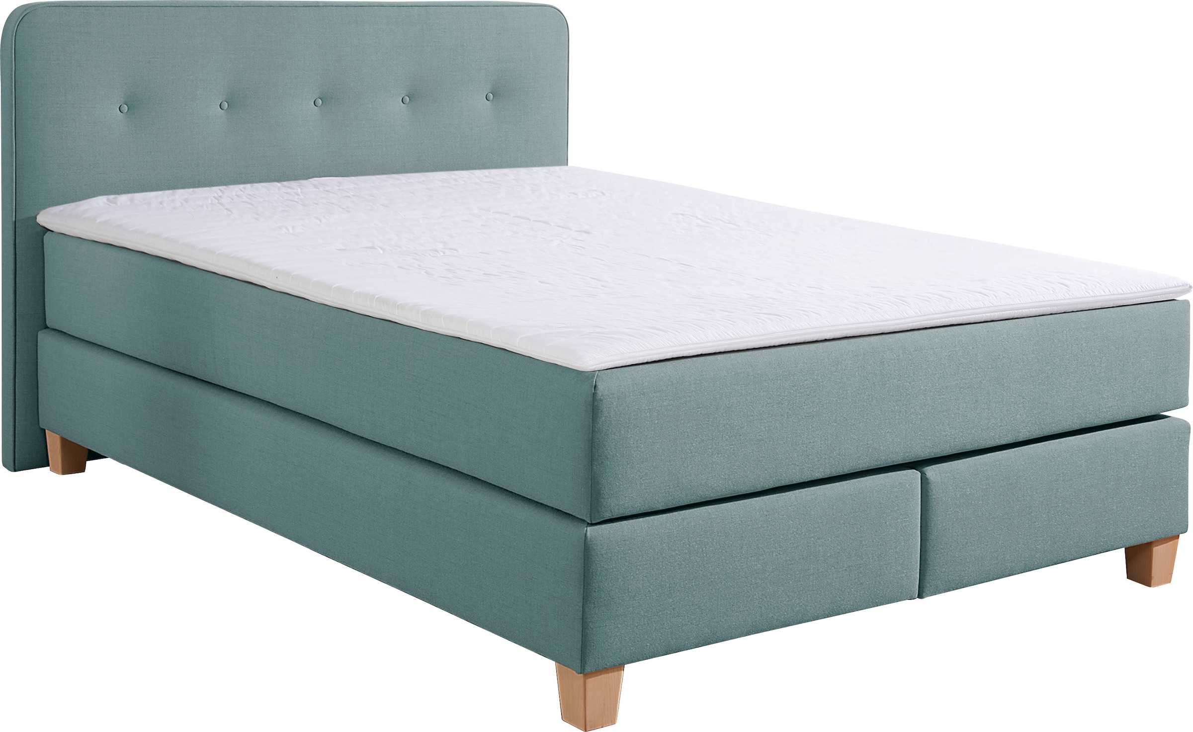 2. Bild von Home affaire Boxspringbett »Fargo«, in Überlänge 220 cm, mit Topper, 3 Ausführungen, 4, Breiten