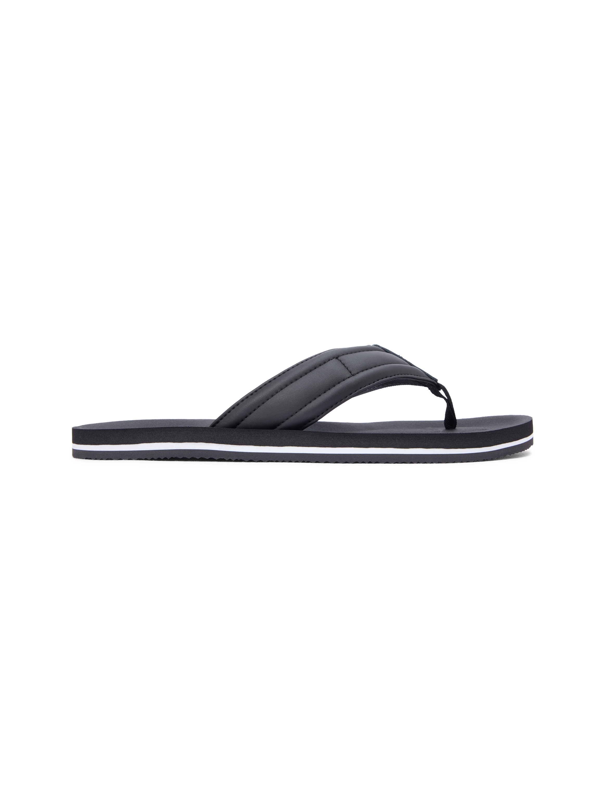 Tommy Hilfiger Zehentrenner »HILFIGER PADDED BEACH SANDAL«  Sommerschuh, Flats, Strandschuh mit Ziersteppung