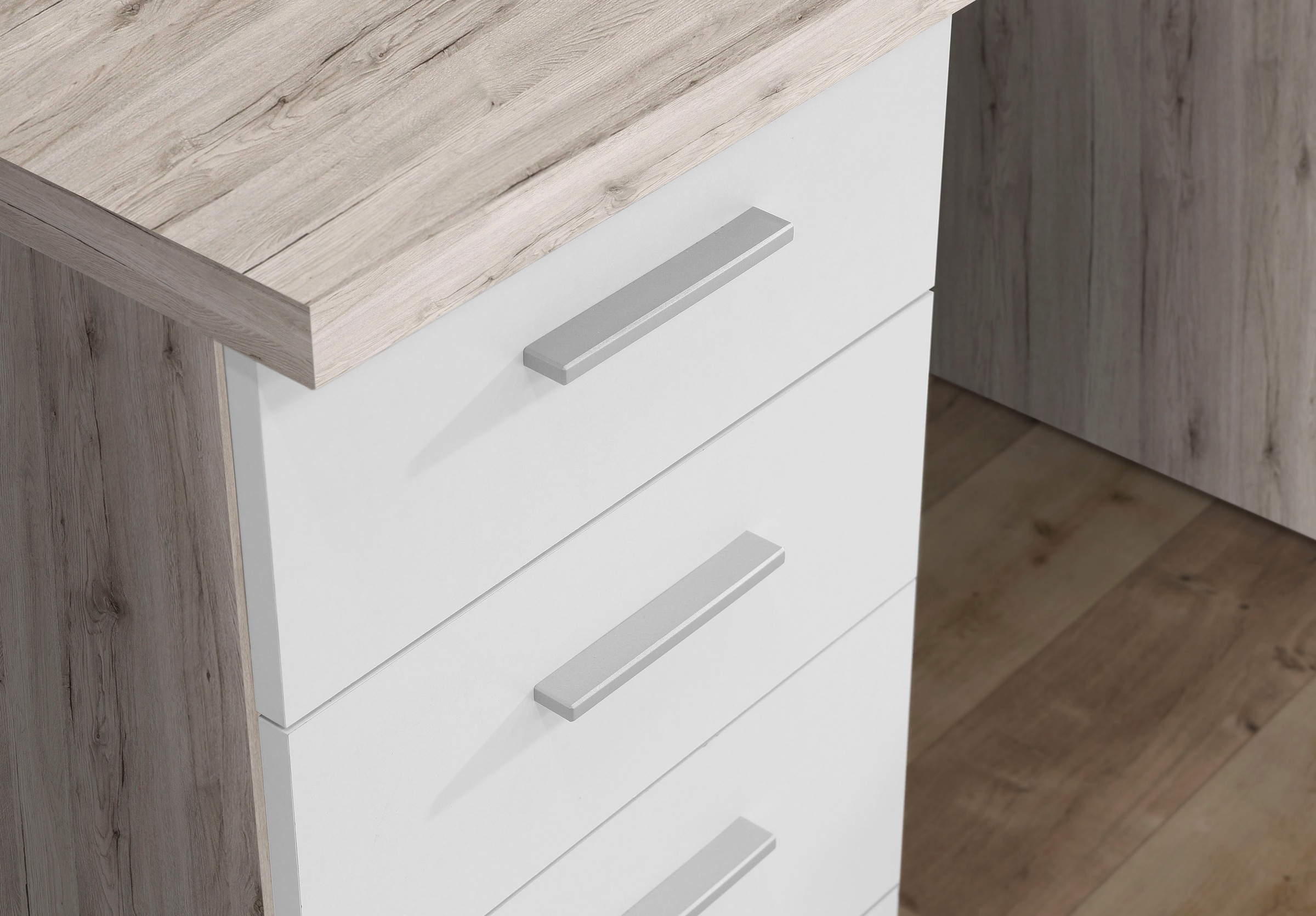 FORTE Schreibtisch »Netta«, Breite 145 cm, mit Schubladen
