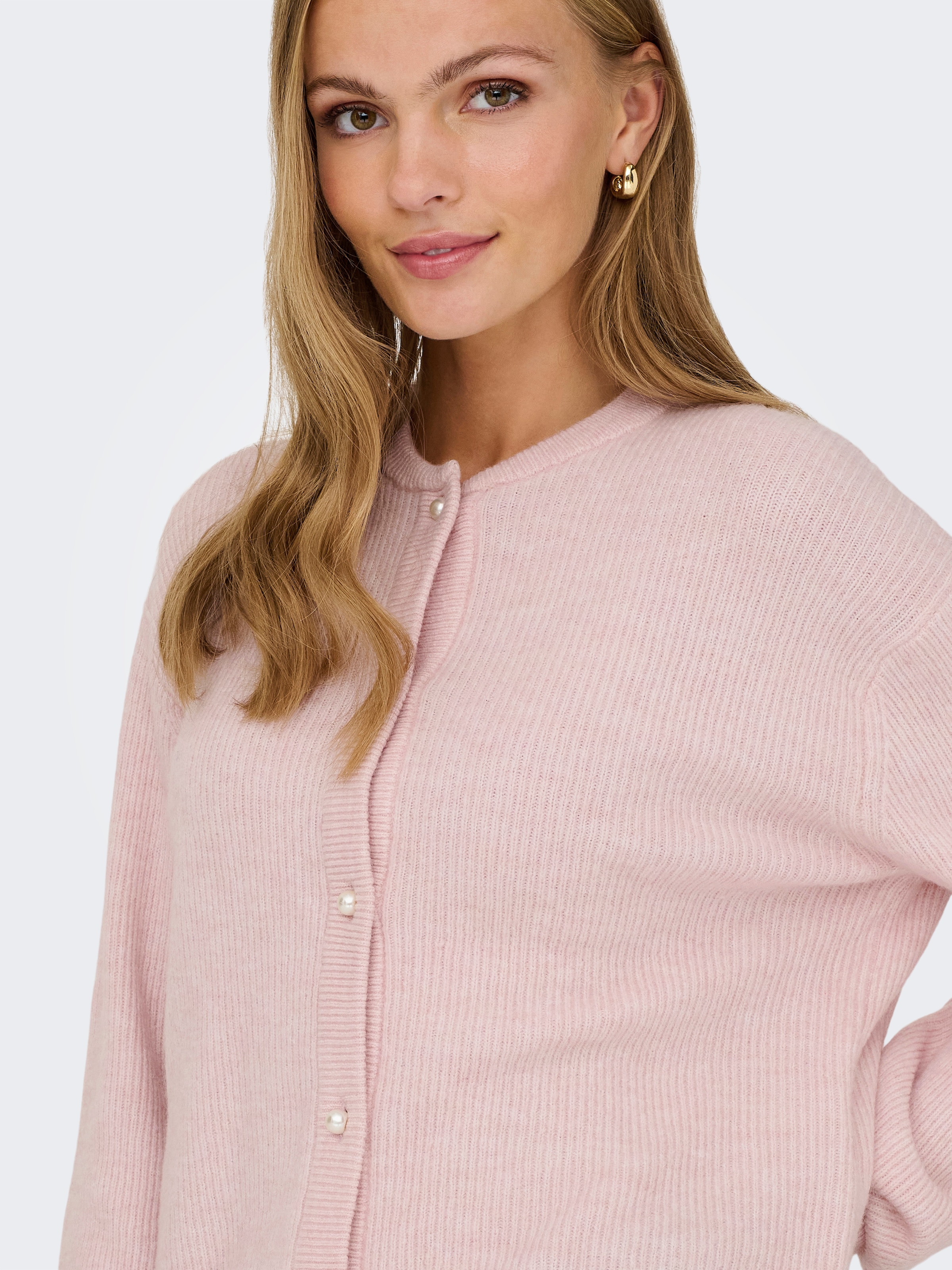 JDY Strickjacke »JDYLUMI LIFE L/S BUTTON CARDIGA KNT NOOS« Materialmix,