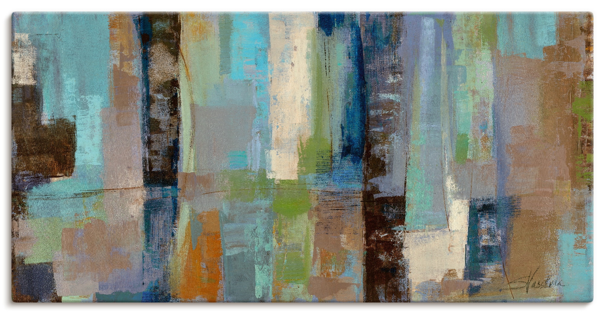 Artland Wandbild »Dachfenster«, Muster, (1 St.), als Leinwandbild, Wandaufk günstig online kaufen