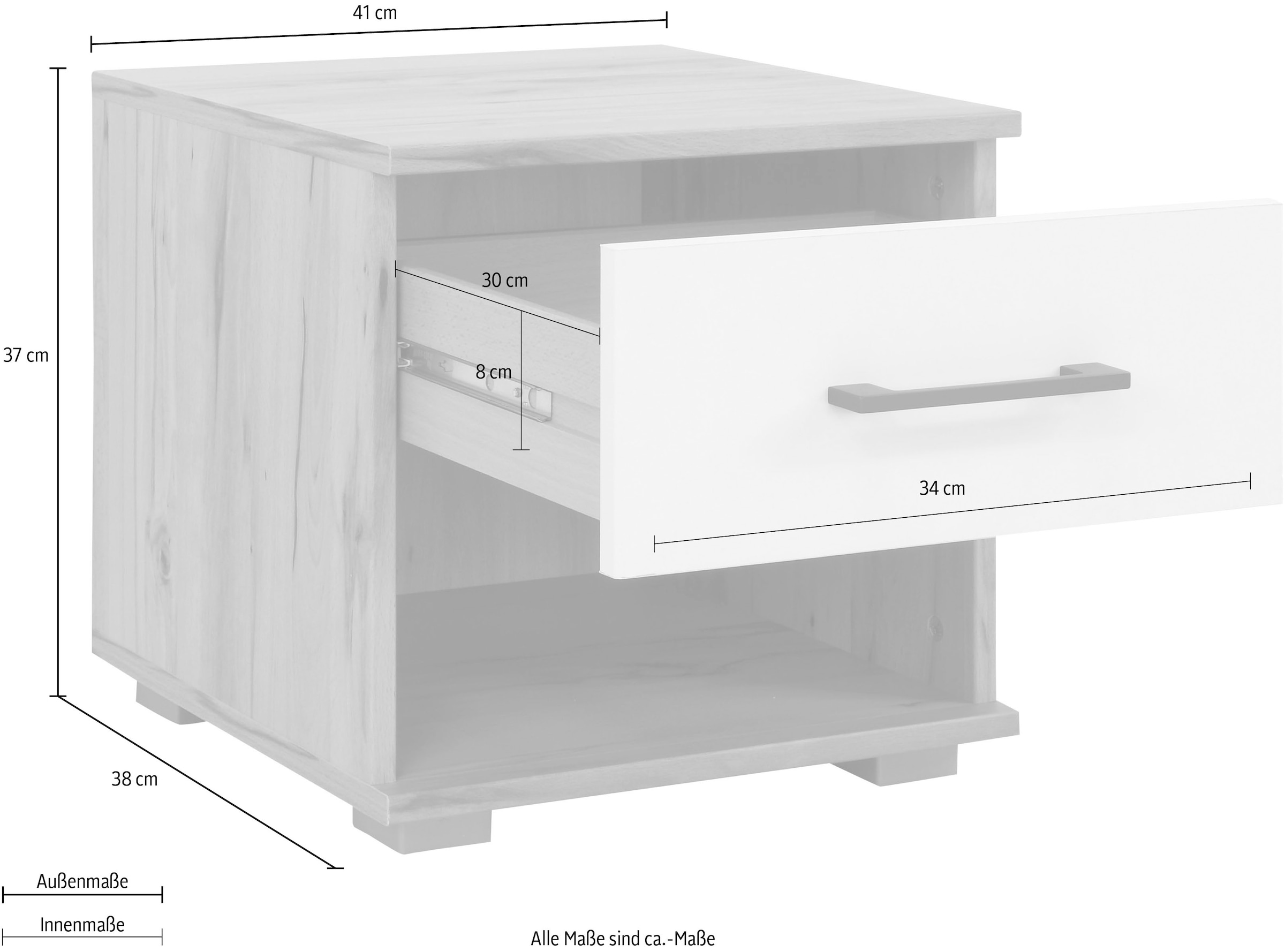 priess Nachtschrank »Lissabon«