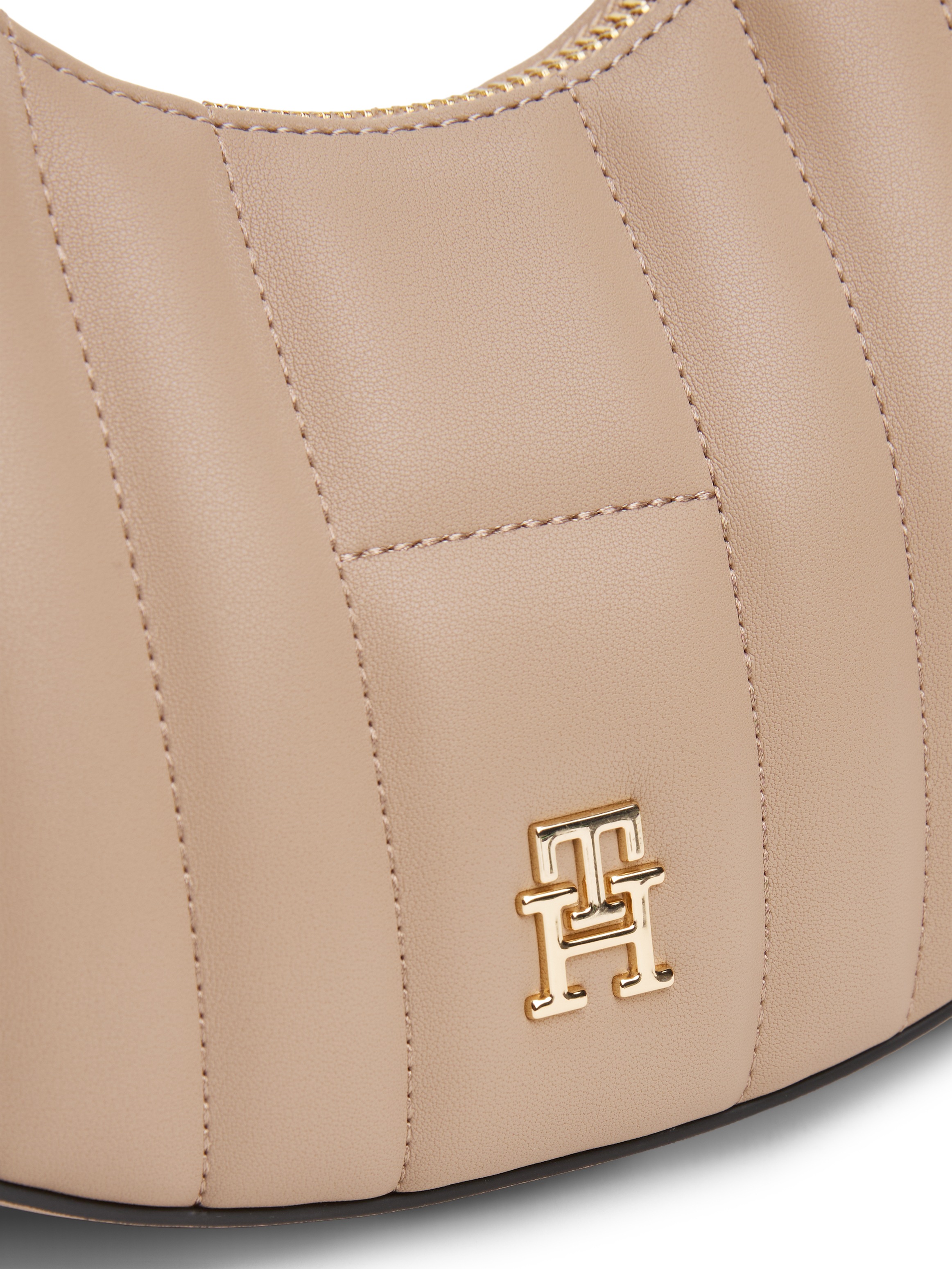 Tommy Hilfiger Schultertasche »TH FEMININE MOON CROSSOVER«, Damen Umhängetasche, Hobo, mit TH-Schmuckelement