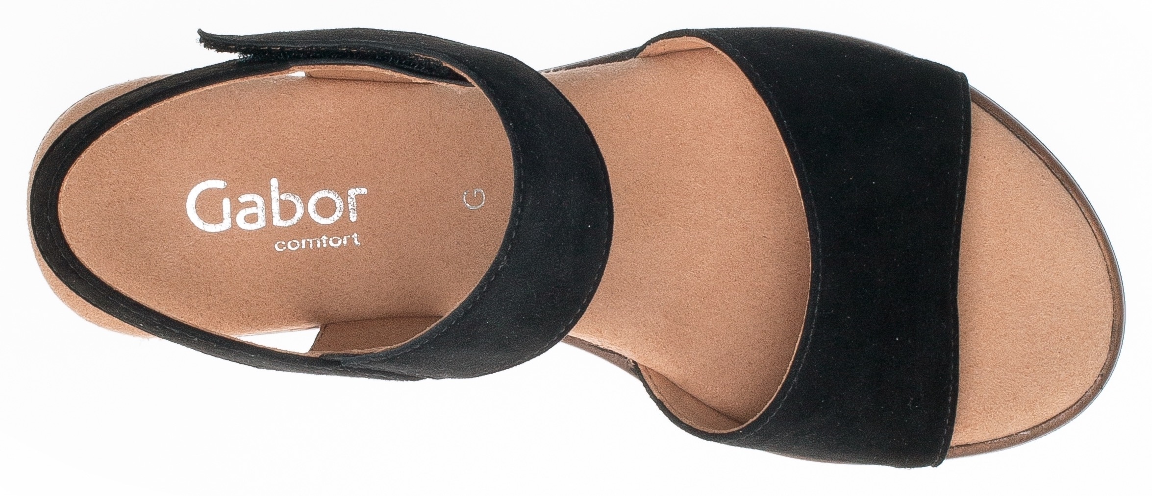 Gabor Sandalette »GENUA«, Sommerschuh, Sandale, Keilabsatz, mit kleinem Stretch, Weite G