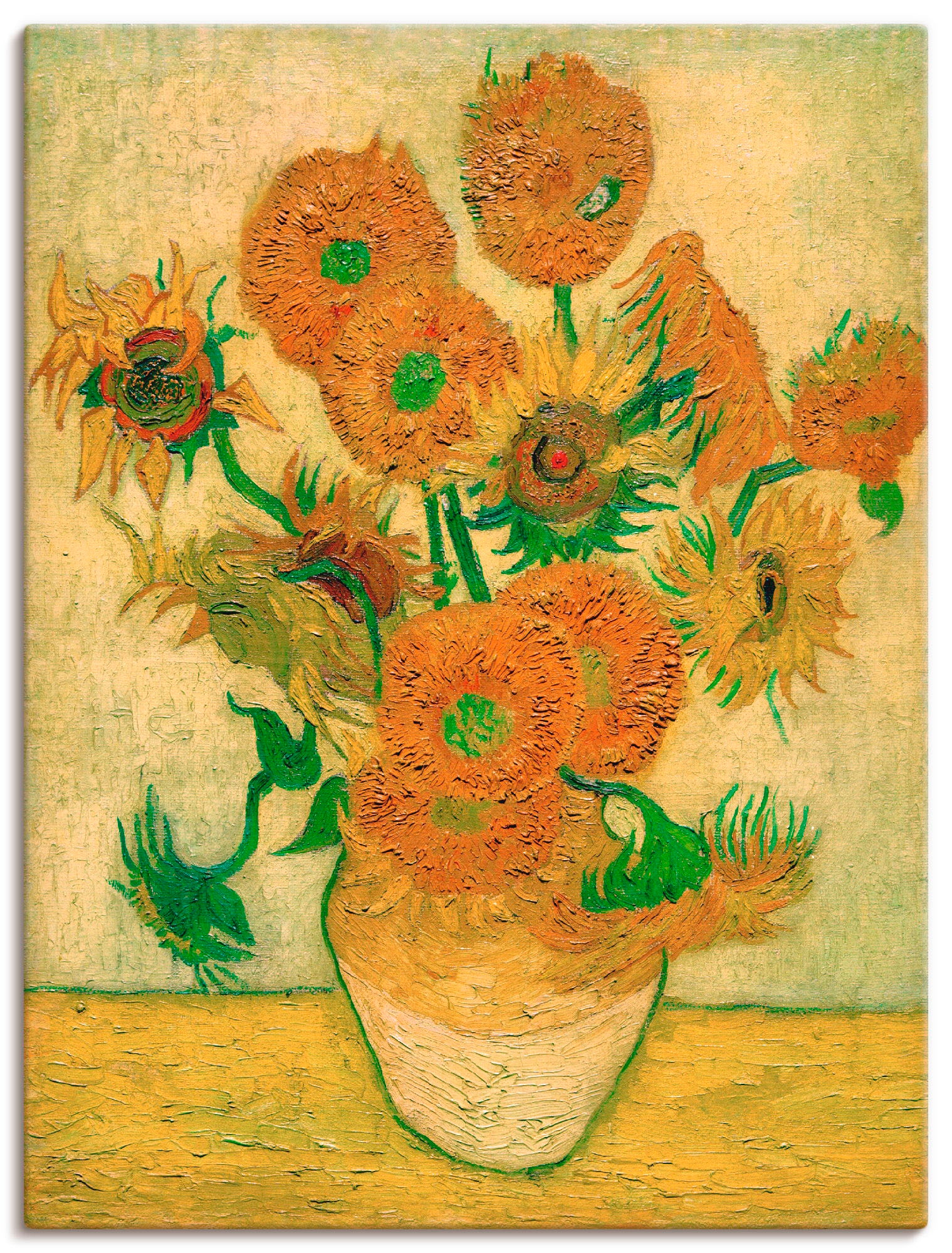 Artland Leinwandbild »Sonnenblumen«, Blumen, (1 St.), auf Keilrahmen gespan günstig online kaufen