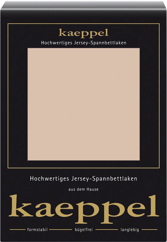 Kaeppel Spannbettlaken »Single Jersey Mako Cotton«, Bettlaken aus 100% Baum günstig online kaufen