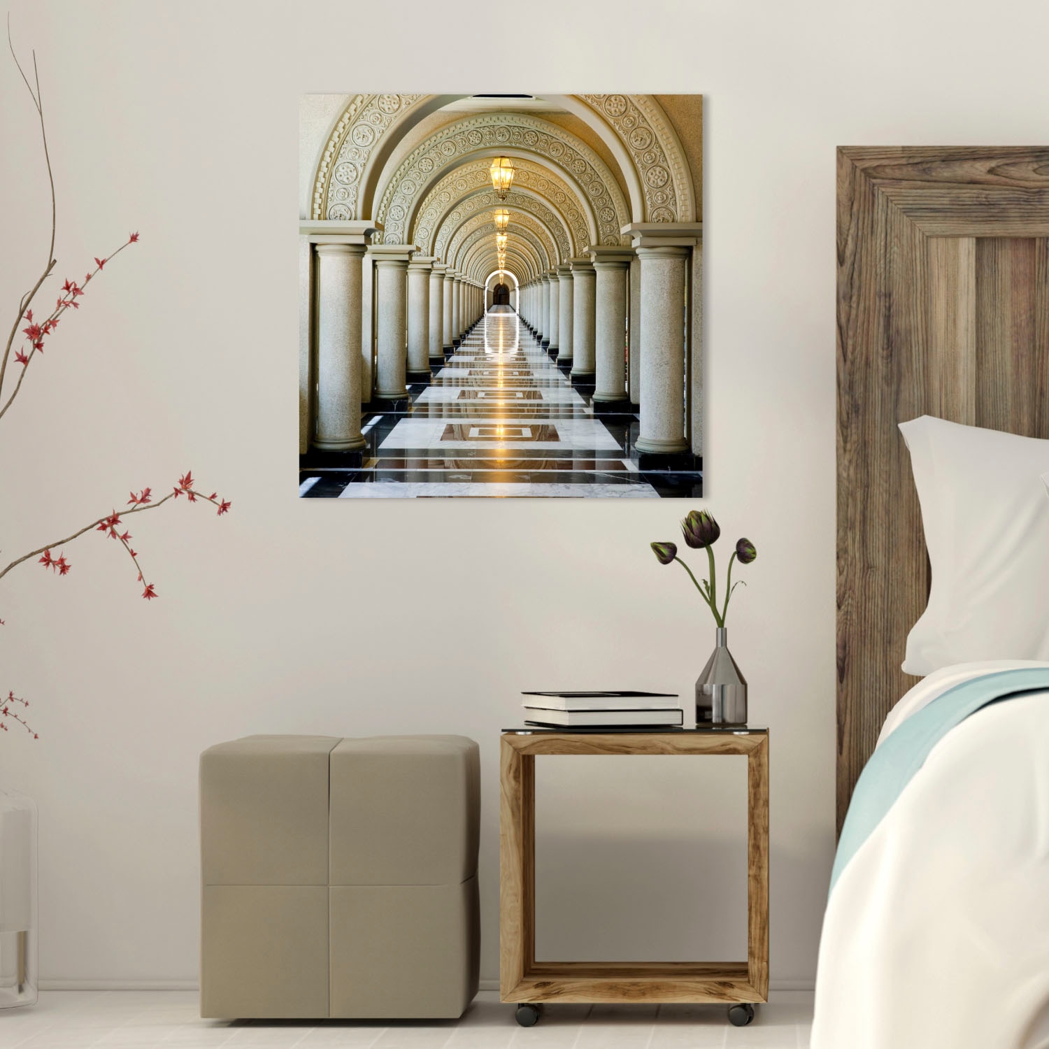 queence Acrylglasbild »Durchgang« Elemente der Architektur | Gebäude | Religion | Spa | Spa Bilder Fine Art-Print in Galeriequalität