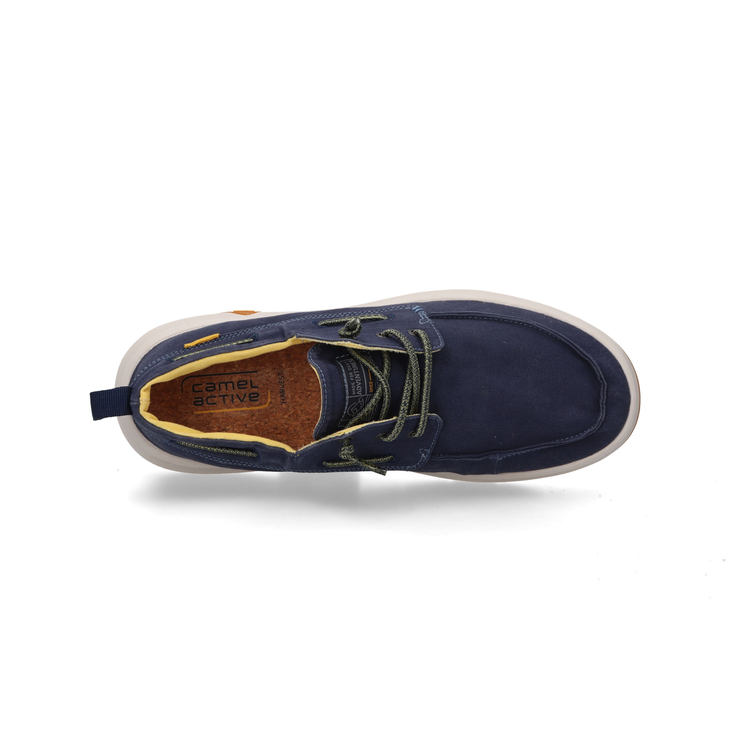 camel active Slipper  Schlupfschuh, Bootsschuh mit attraktiver Ziernaht und Durchzügen