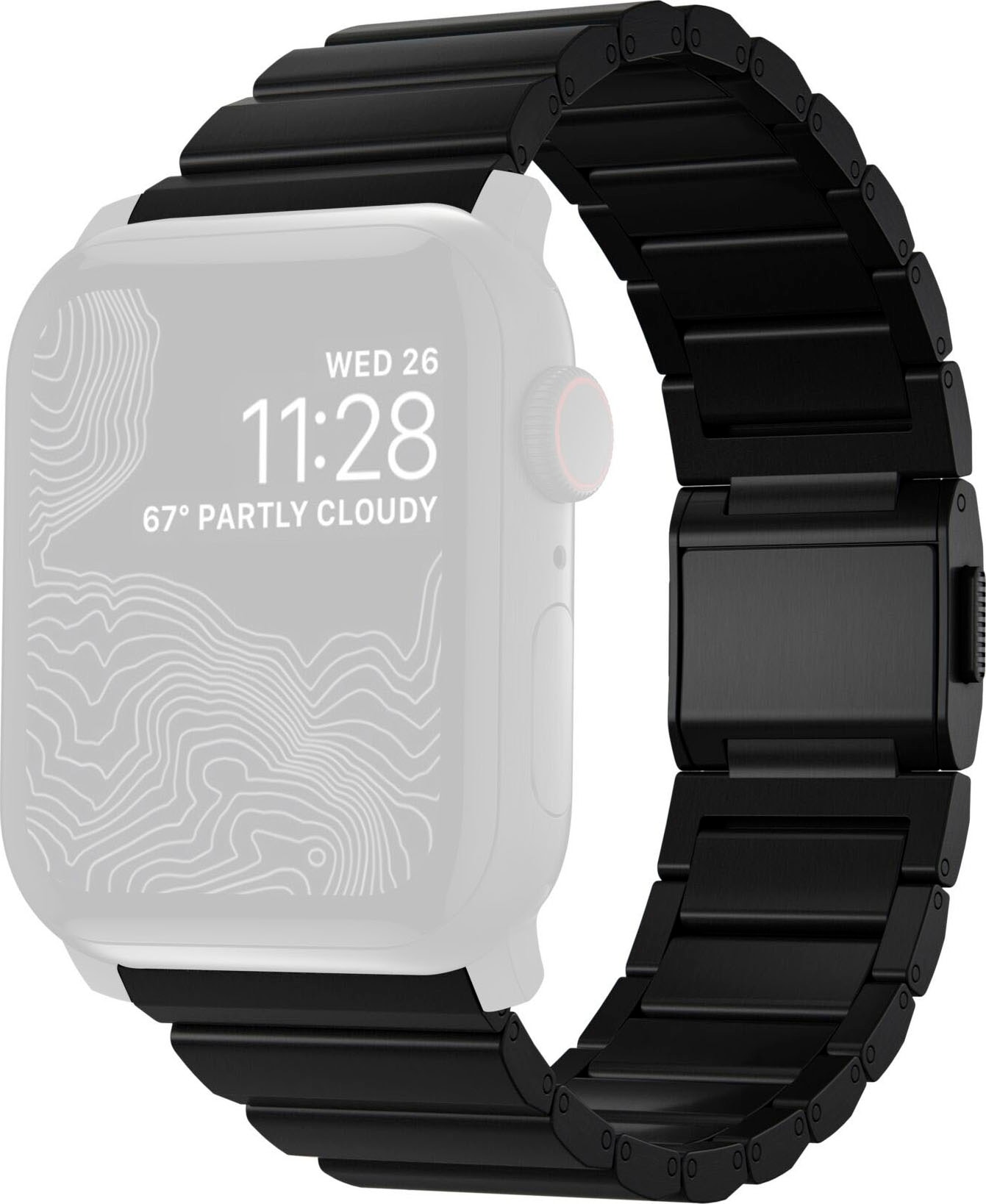 Nomad Smartwatch-Armband »Strap Titanium V2 42/44/45/49mm«