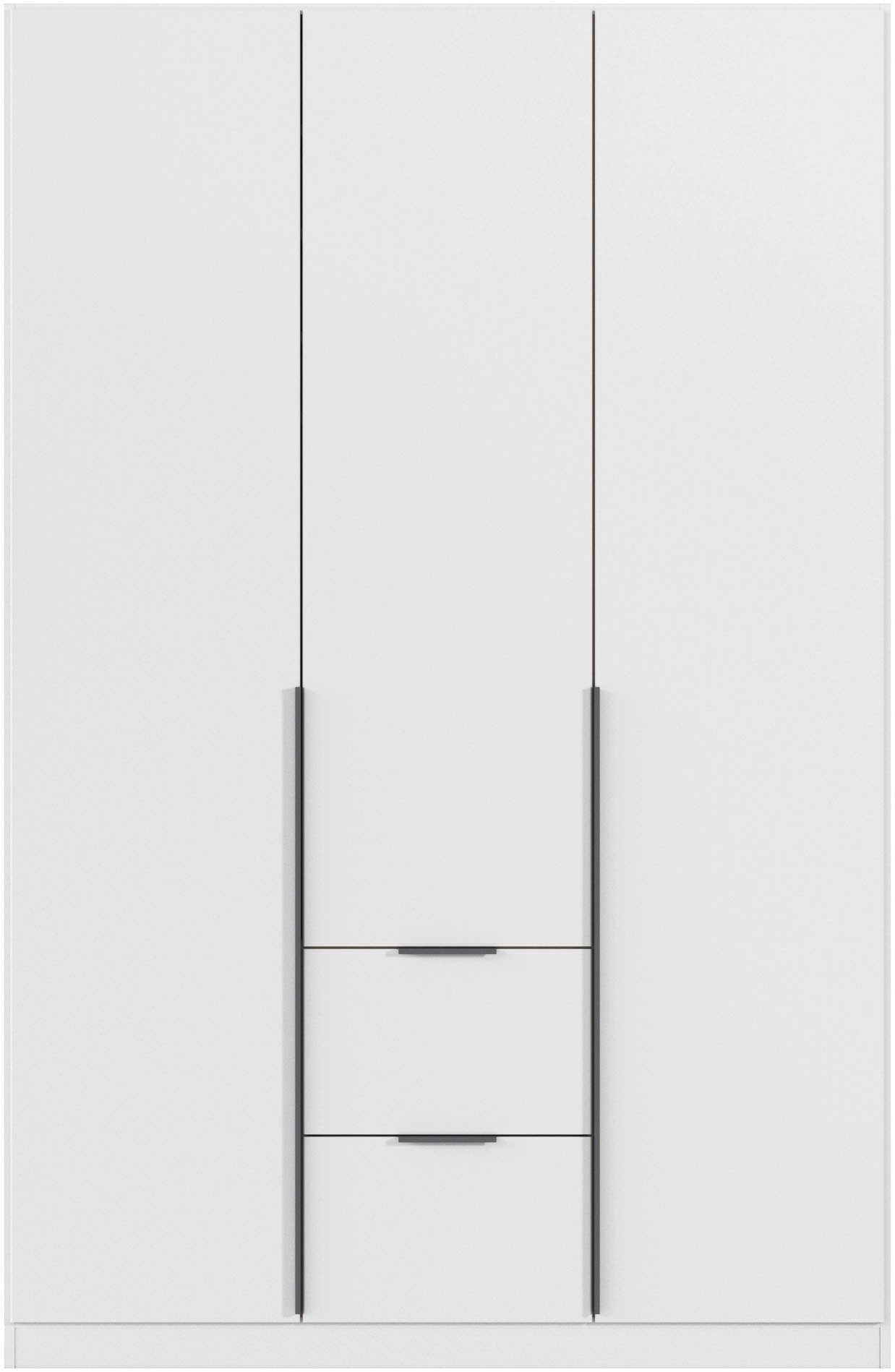 rauch Drehtürenschrank »Kleiderschrank Schrank Garderobe AGORDO mit Dekor- oder Hochglanzfront«, (in zwei Griff-Farben mit Dekor- oder Hochglanzfront), mit Außenschubkästen, in 6 Breiten und 2 Höhen MADE IN GERMANY