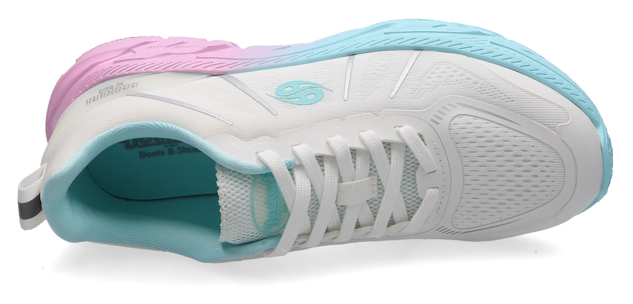 Dockers by Gerli Sneaker  , Trainingsschuh, Schnürschuhe mit bunter Pastell-Sohle