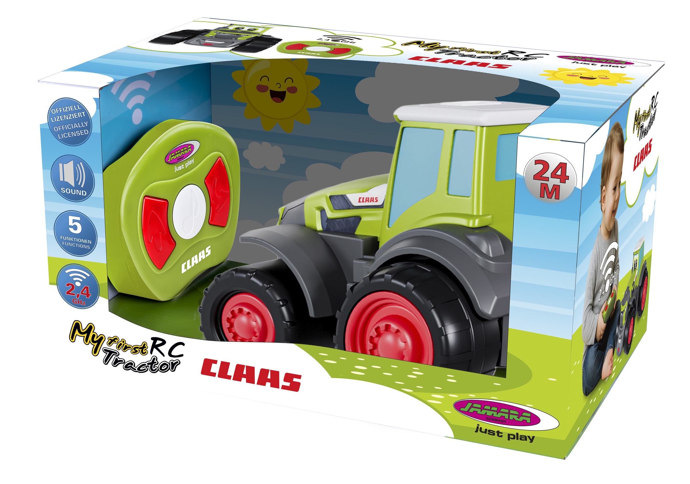 Jamara RC-Traktor »Claas My first RC Traktor 2,4GHz mit Sound«