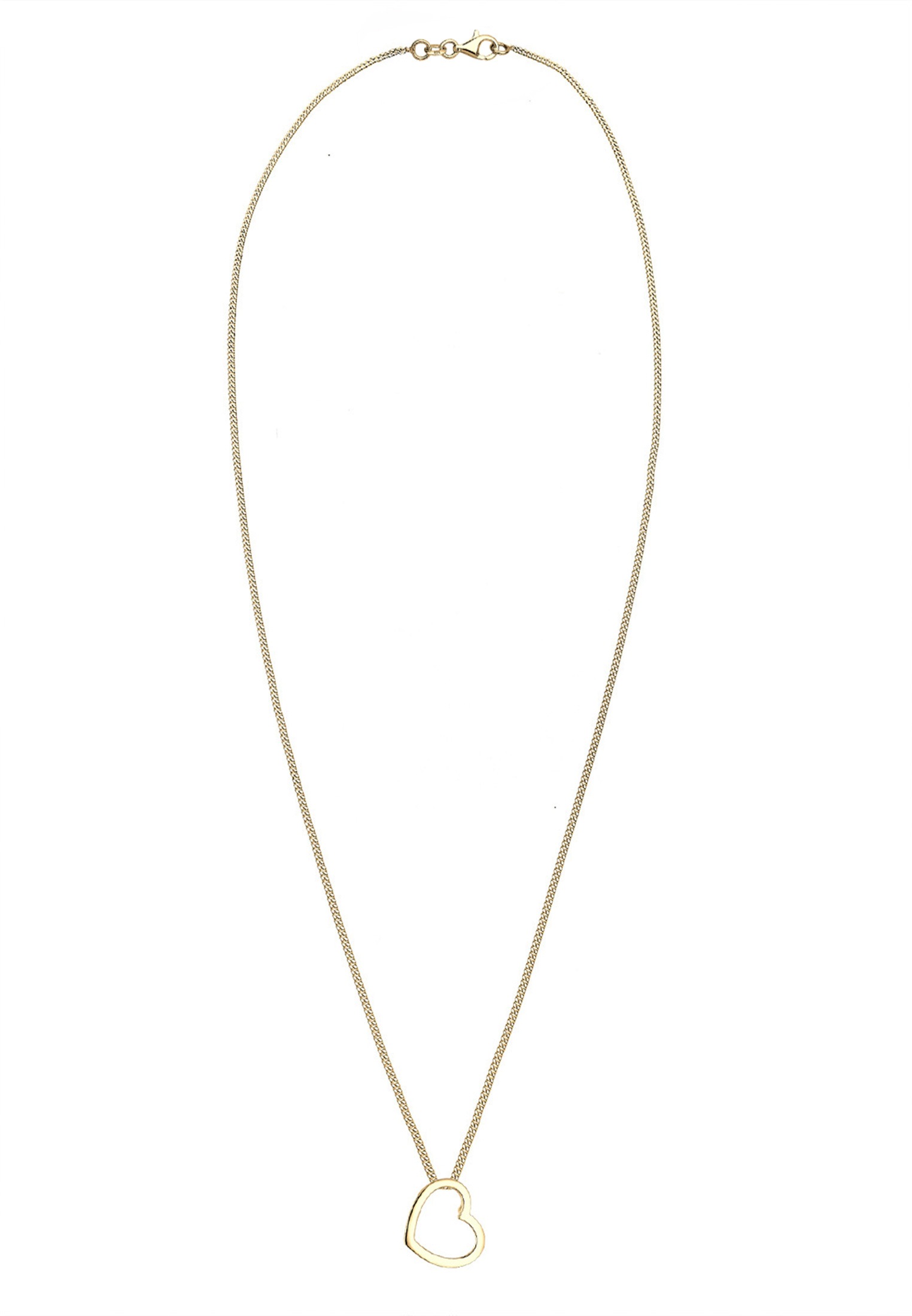 Elli Kette mit Anhänger »Herz Liebe 925 Sterling Silber«