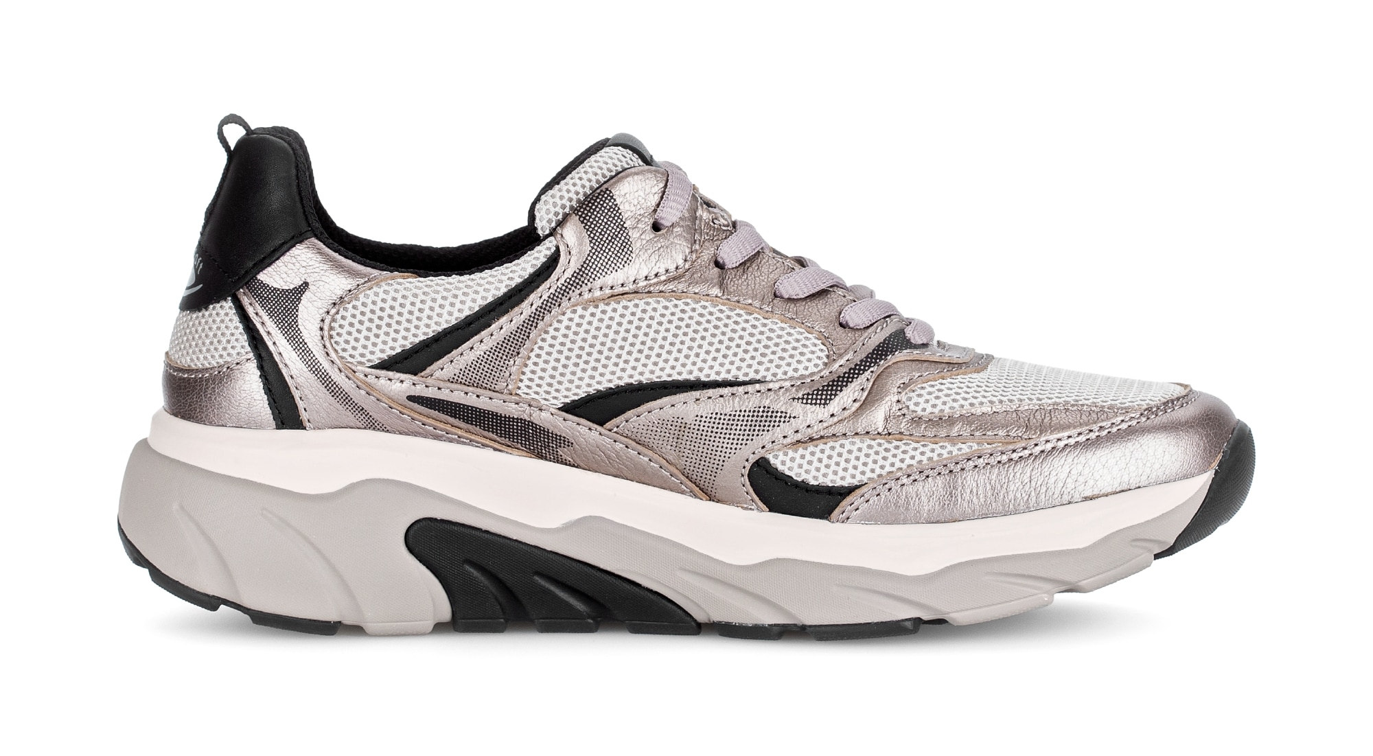 Gabor Rollingsoft Keilsneaker  , Freizeitschuh, Halbschuh, Schnürschuh mit herausnehmbarem Fußbett