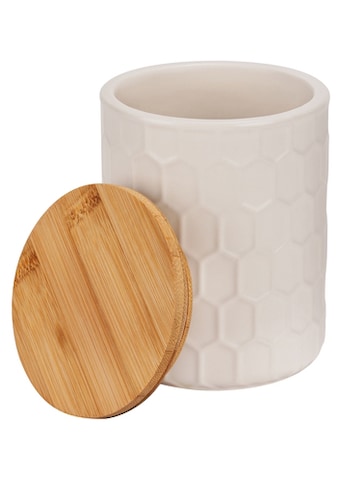 WENKO Vorratsdose »Maya«, (1 tlg.), FSC, Vorratsdose aus Keramik mit Bambus-Deckel kaufen