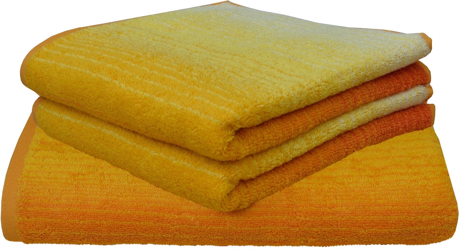 Handtuch gelb Baumwolle gelb HPI 160003660 gelb BL 50x100 cm 