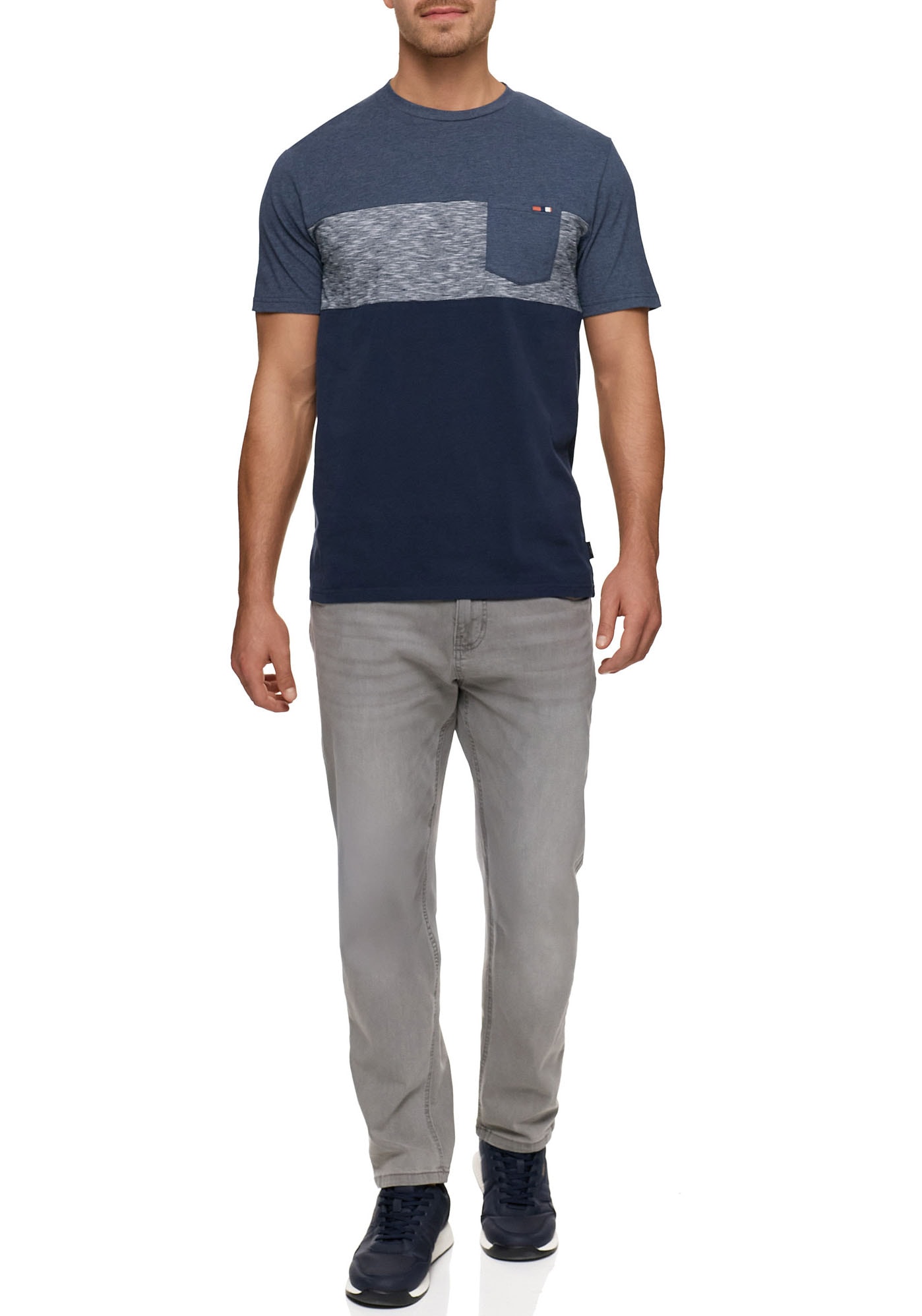 Indicode Rundhalsshirt »INConsin«