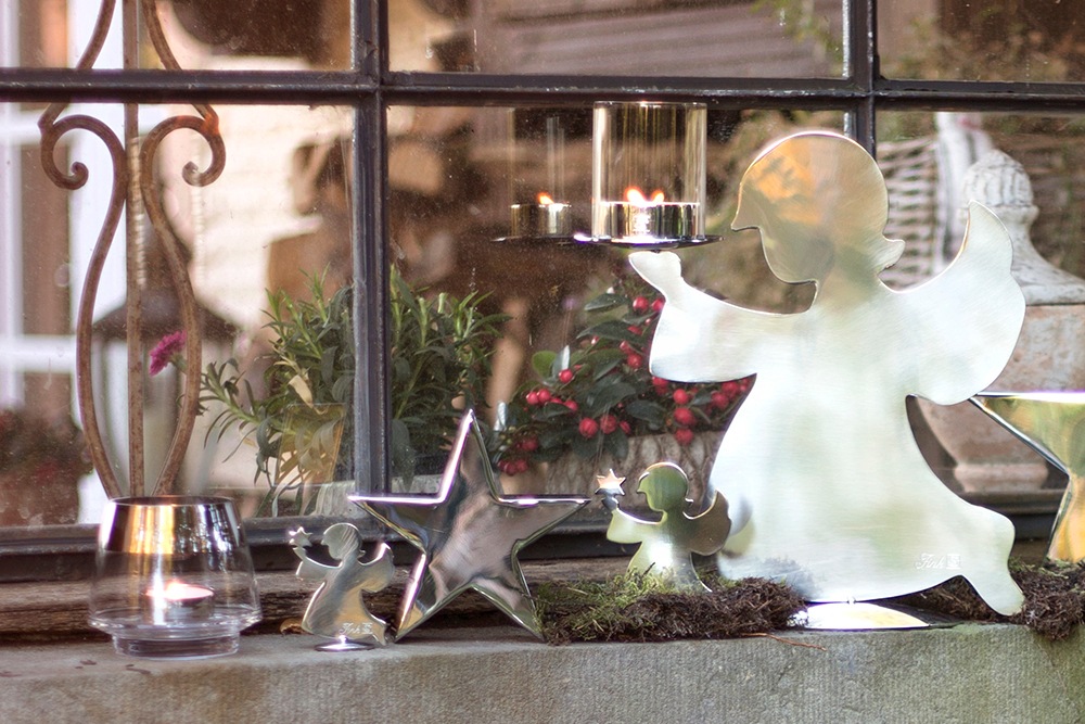 Fink Kerzenleuchter »HOLYWORKER, Weihnachtsdeko« in Form eines Engels günstig online kaufen