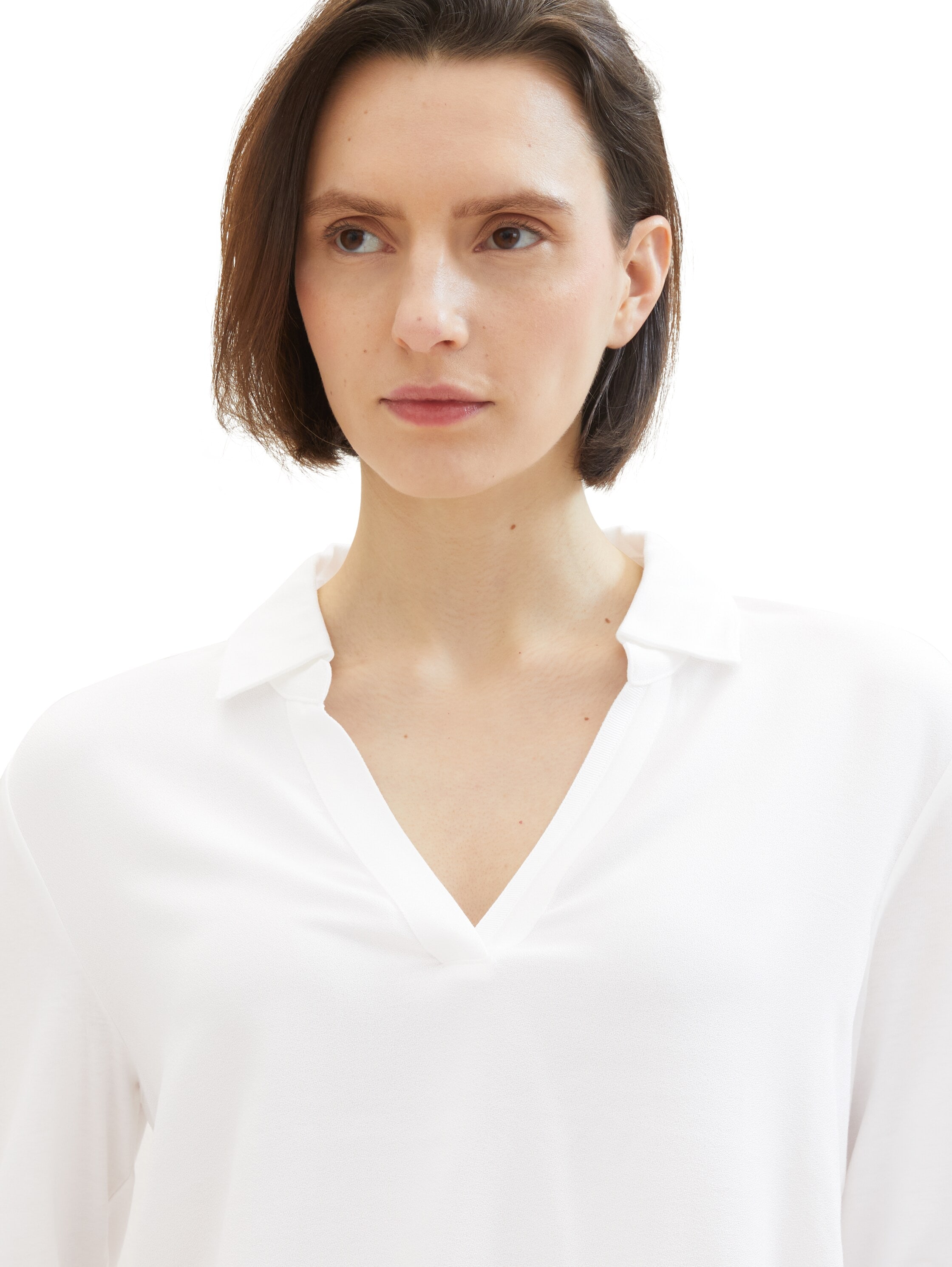 TOM TAILOR Langarmshirt, mit Polokragen