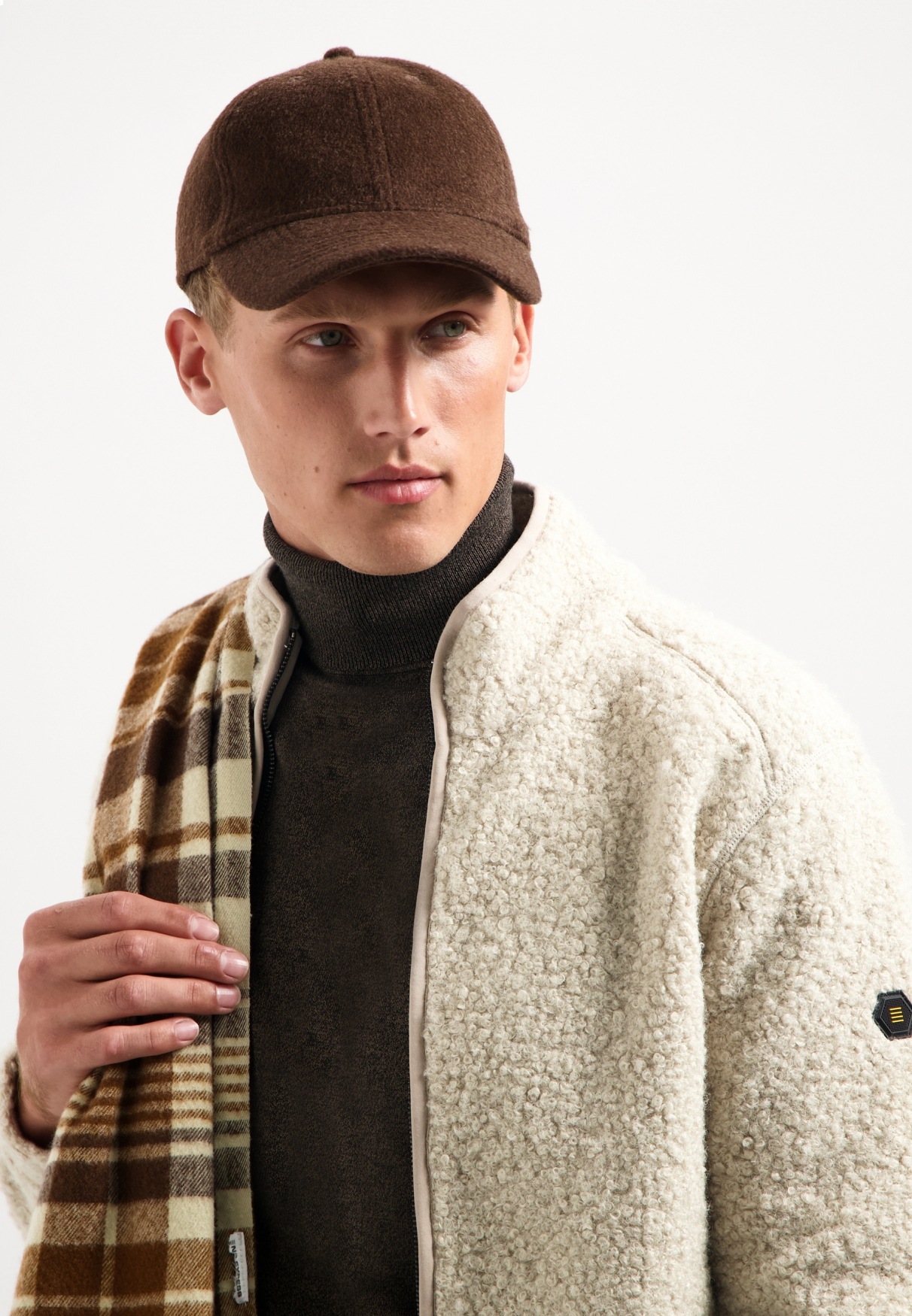 NO EXCESS Sweater »No Excess Teddy-Sweatjacke«