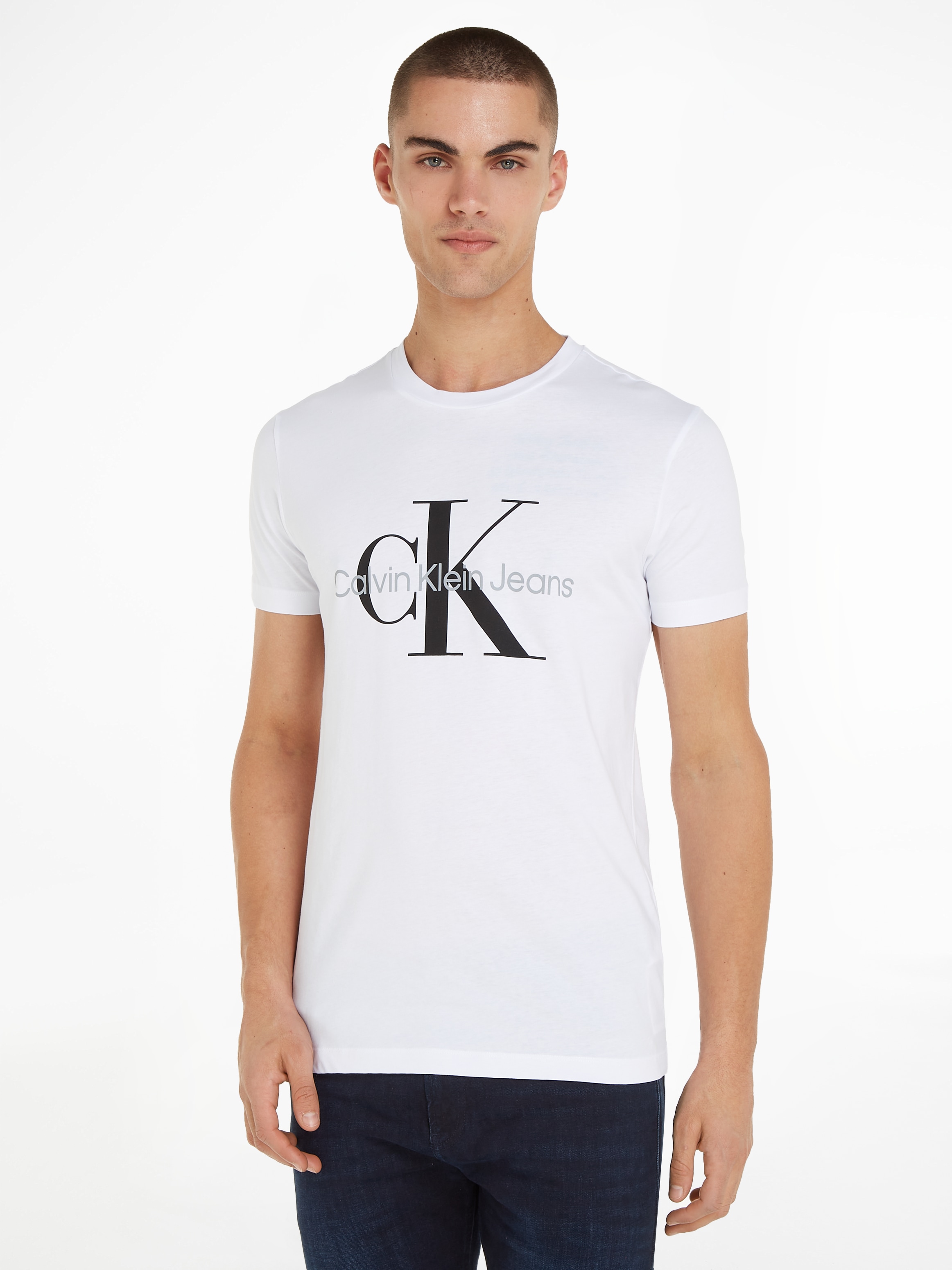 Calvin Klein Jeans T-Shirt »ICONIC MONOGRAM SLIM TEE« online bei