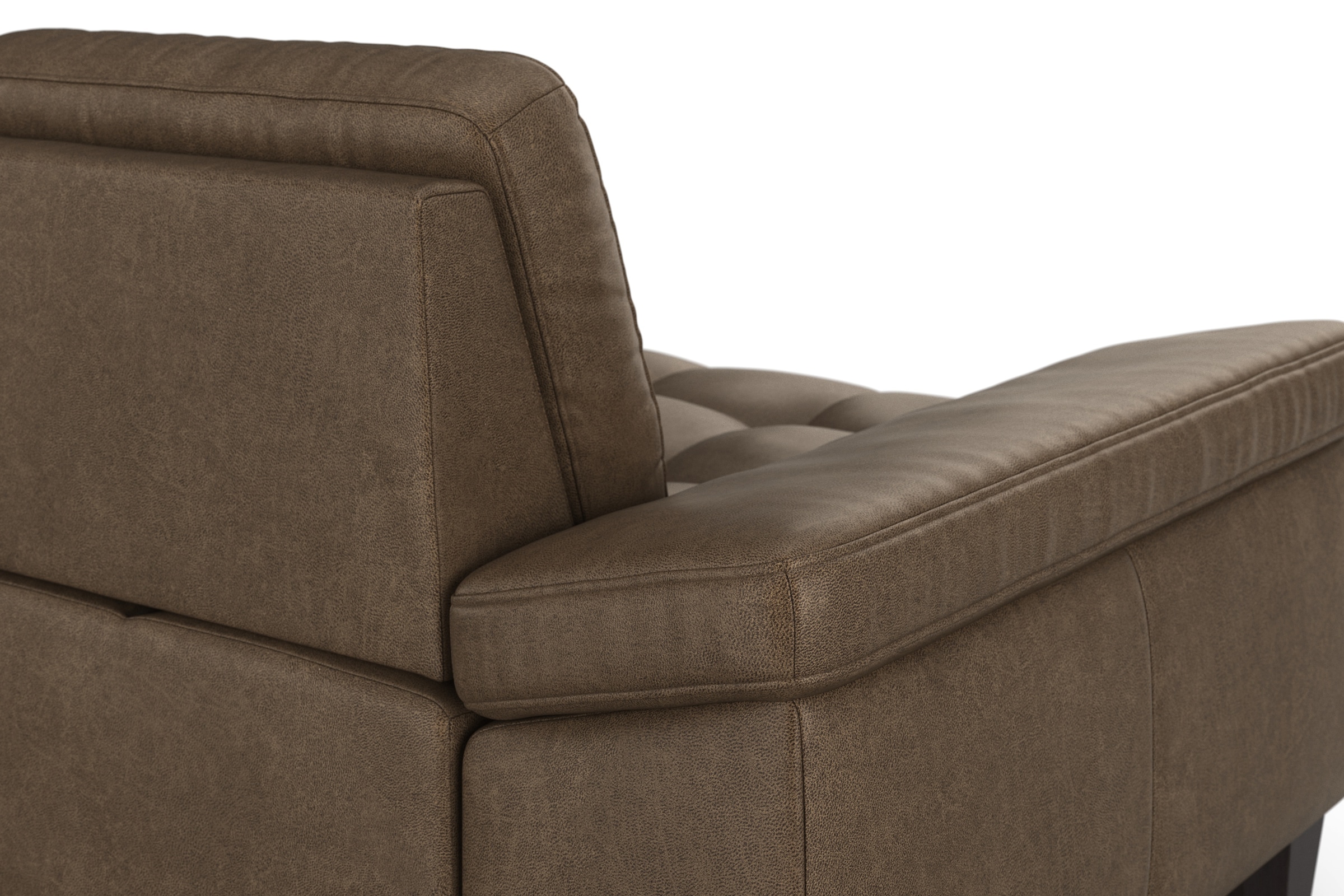 sit&more Ecksofa »Westham L-Form«, Recamiere, mit oder ohne Bettfunktion, Bettkasten, Füße wengefarben