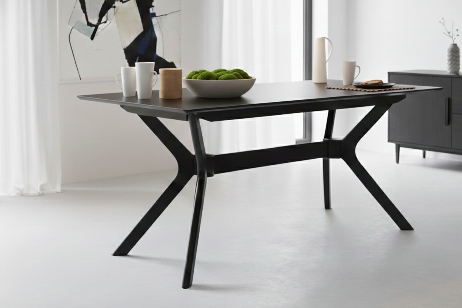 Jahnke Esstisch »DINE REX« Esstisch, Massivholz, Skandi-Look, bis zu 6 Personen, 140x80 cm