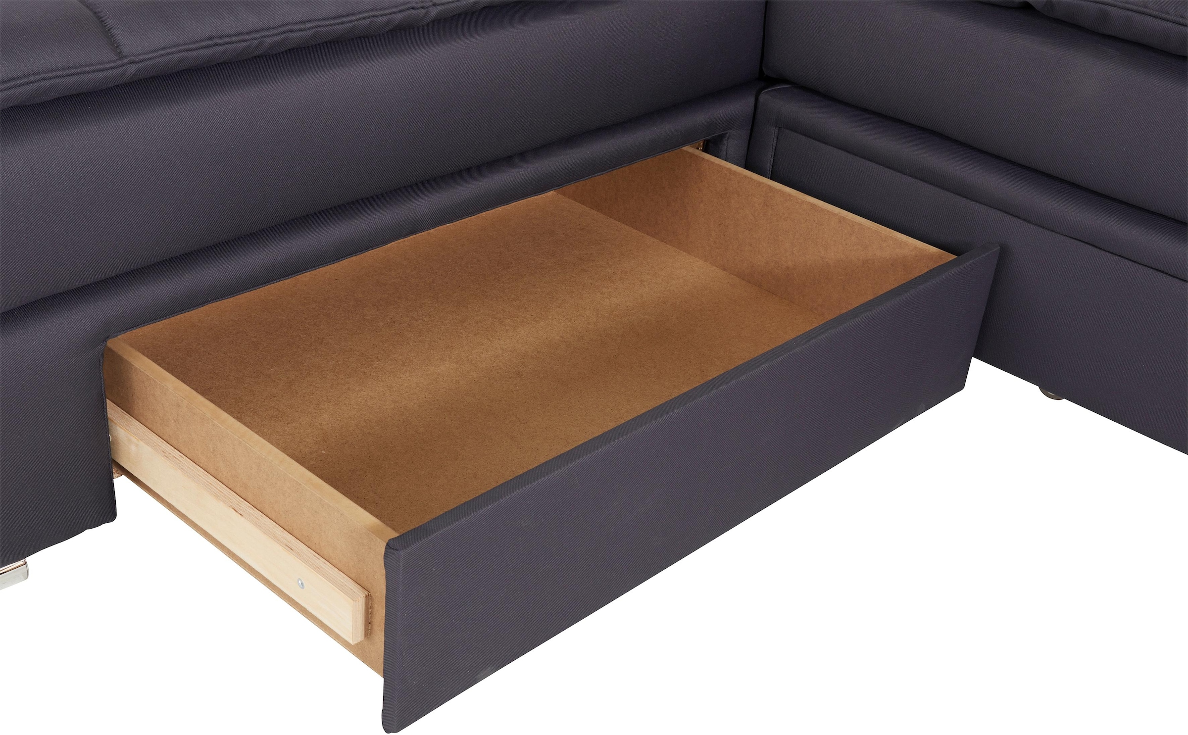 INOSIGN Ecksofa »Night & Day L-Form mit Dauer-Schlaffunktion ohne Armlehnen«, mit Boxspring-Bettfunktion 164x200 cm und Bettkasten, Dauerschläfer!