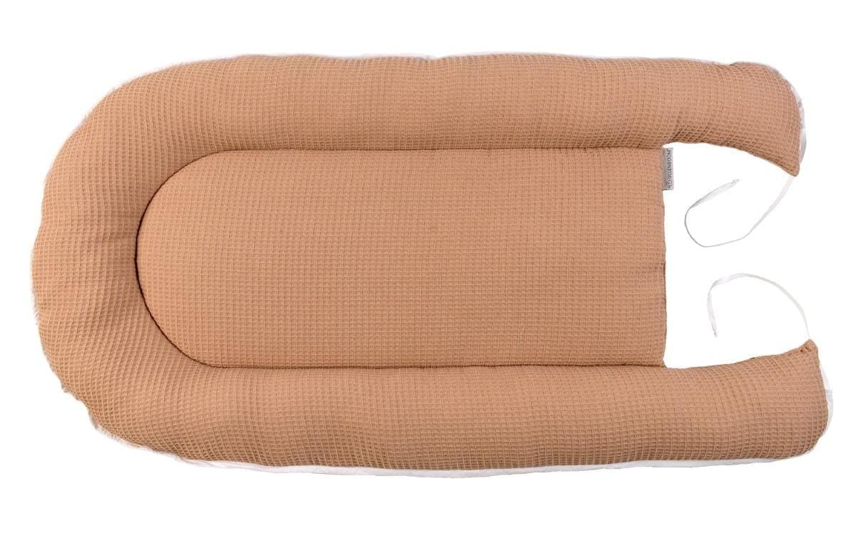 ULLENBOOM ® Bettnestchen »Waffelpiqué Sand Savanne 55 x 95 cm«