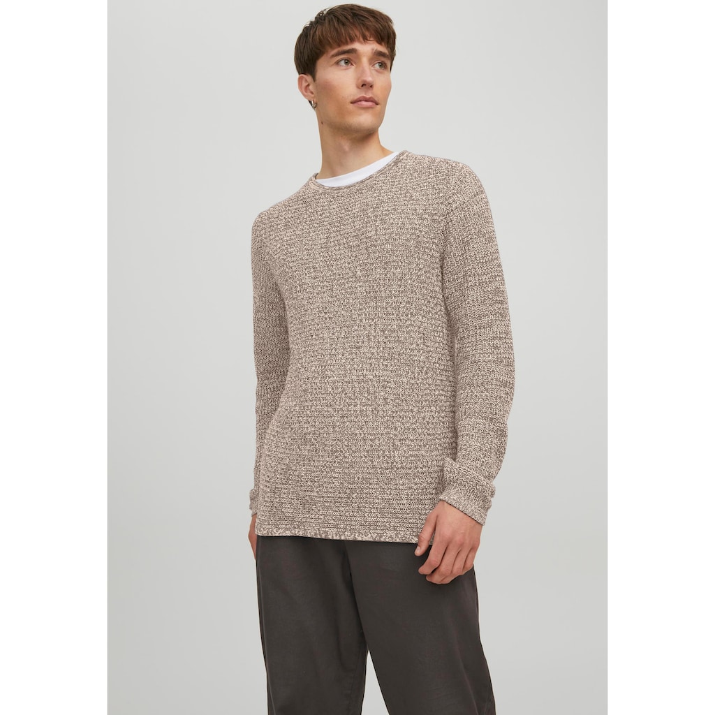 Jack & Jones Rundhalspullover »PHIL KNIT CREW NECK«