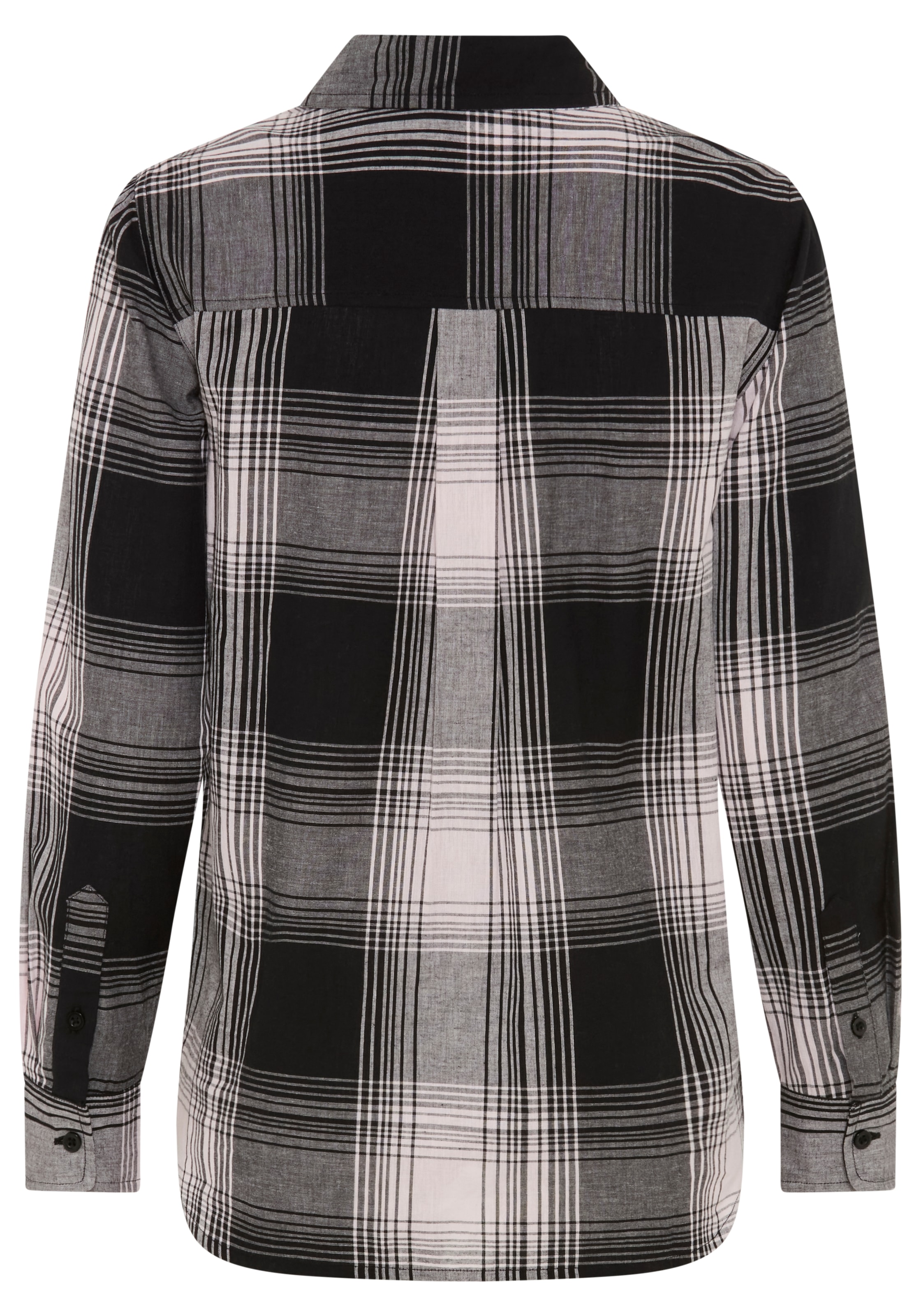 Laura Scott Karobluse klassische Bluse, kariertes Muster, aus leichter Web-Baumwolle