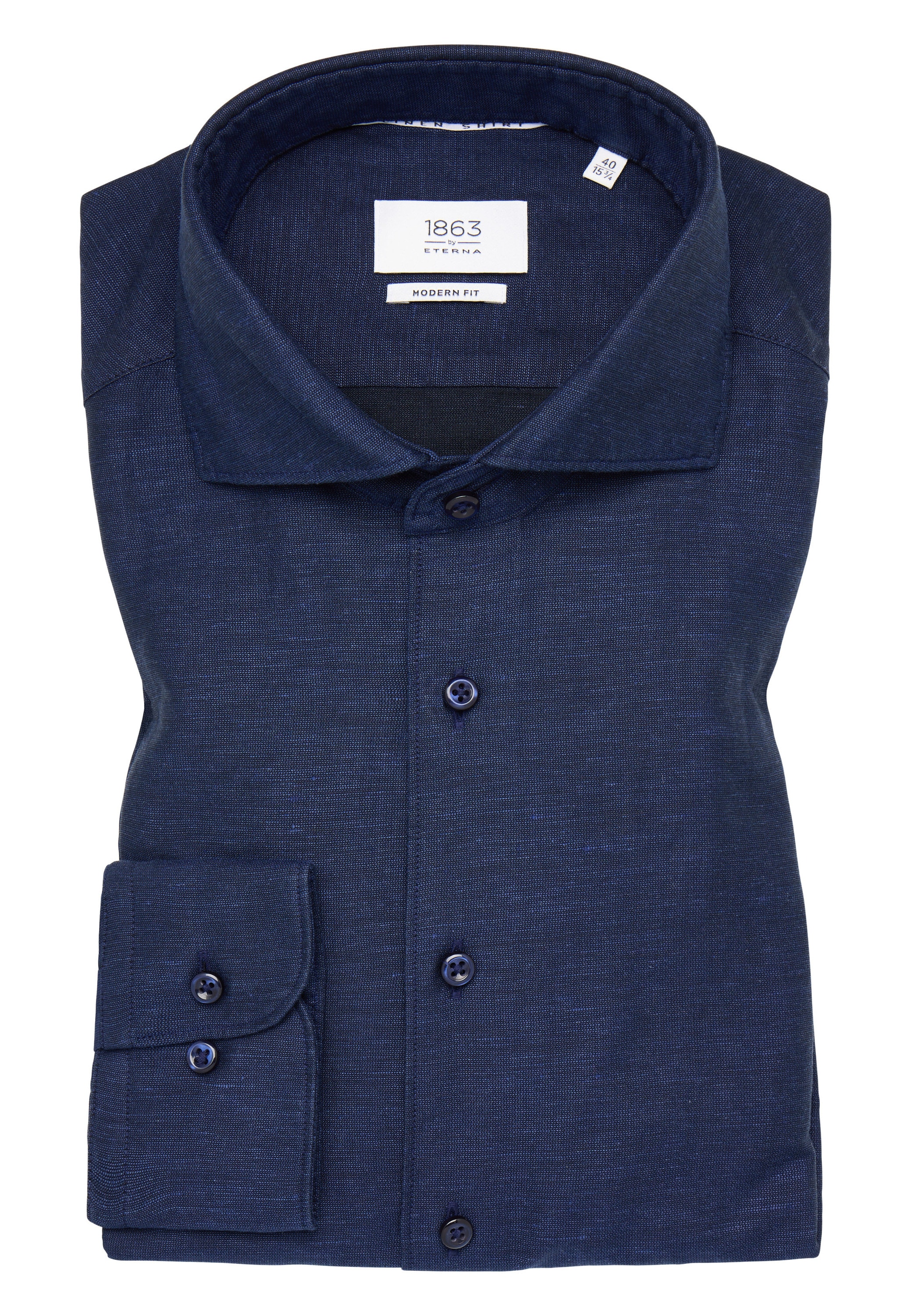 Eterna Langarmhemd »MODERN FIT«, EASY IRON (bügelleicht)