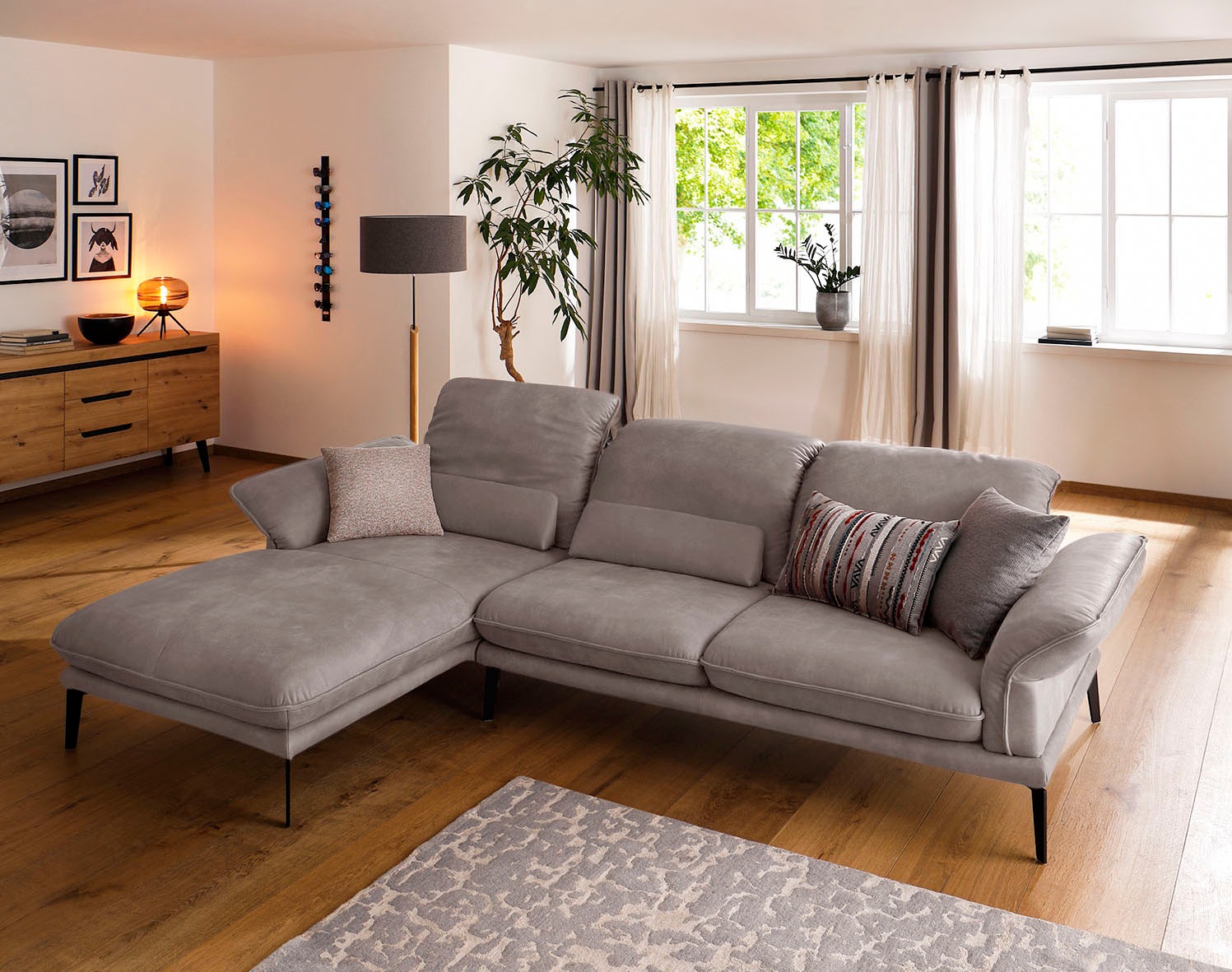 W.SCHILLIG Ecksofa "sherry, Designsofa mit tollem Sitzkomfort, bequem, L-Fo günstig online kaufen