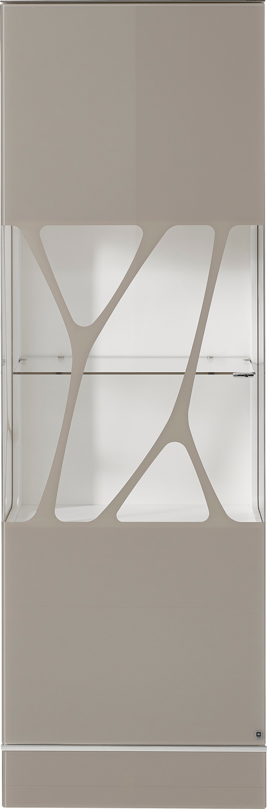 LEONARDO Vitrine »Cube«, mit Sicherheitsglas und edlem MDF Holz, Höhe 192 cm