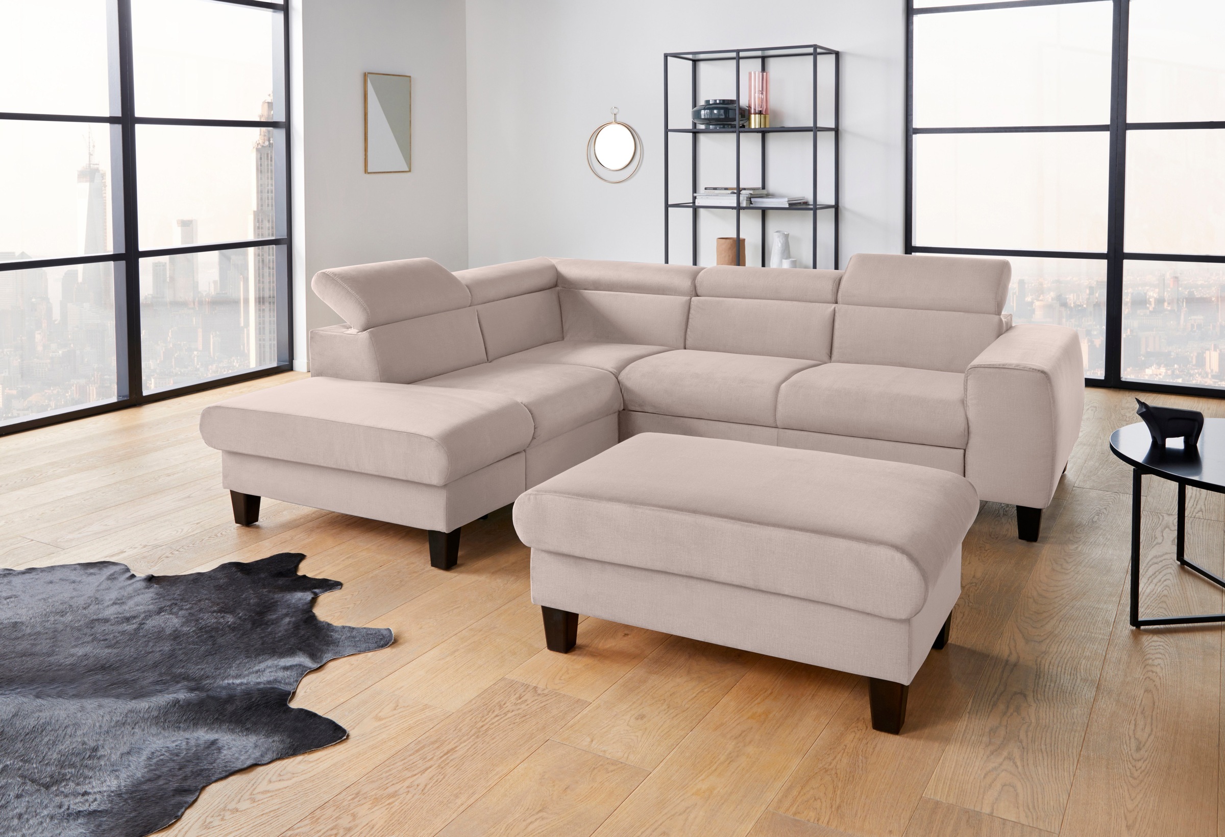 COTTA Polstergarnitur »Morven L-Form«, (Set), Set bestehend aus: Ecksofa mi günstig online kaufen