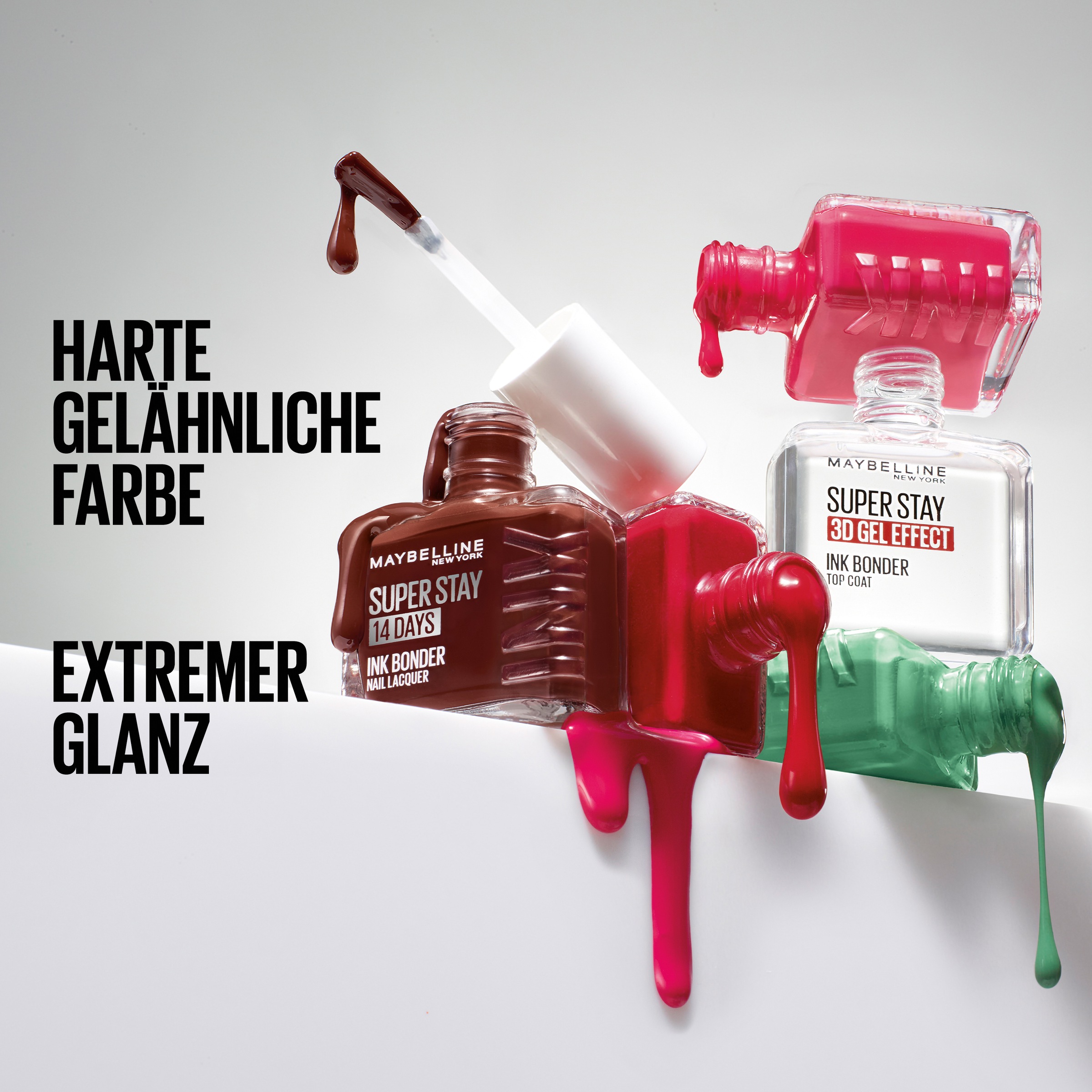 MAYBELLINE NEW YORK Nagellack »SUPER STAY INK BONDER« glänzend