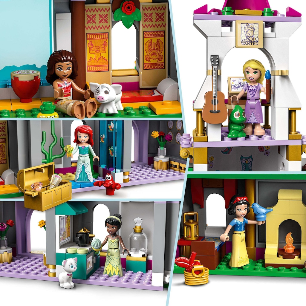 LEGO® Konstruktionsspielsteine »Ultimatives Abenteuerschloss (43205), LEGO® Disney Princess™«, (698 St.), Made in Europe