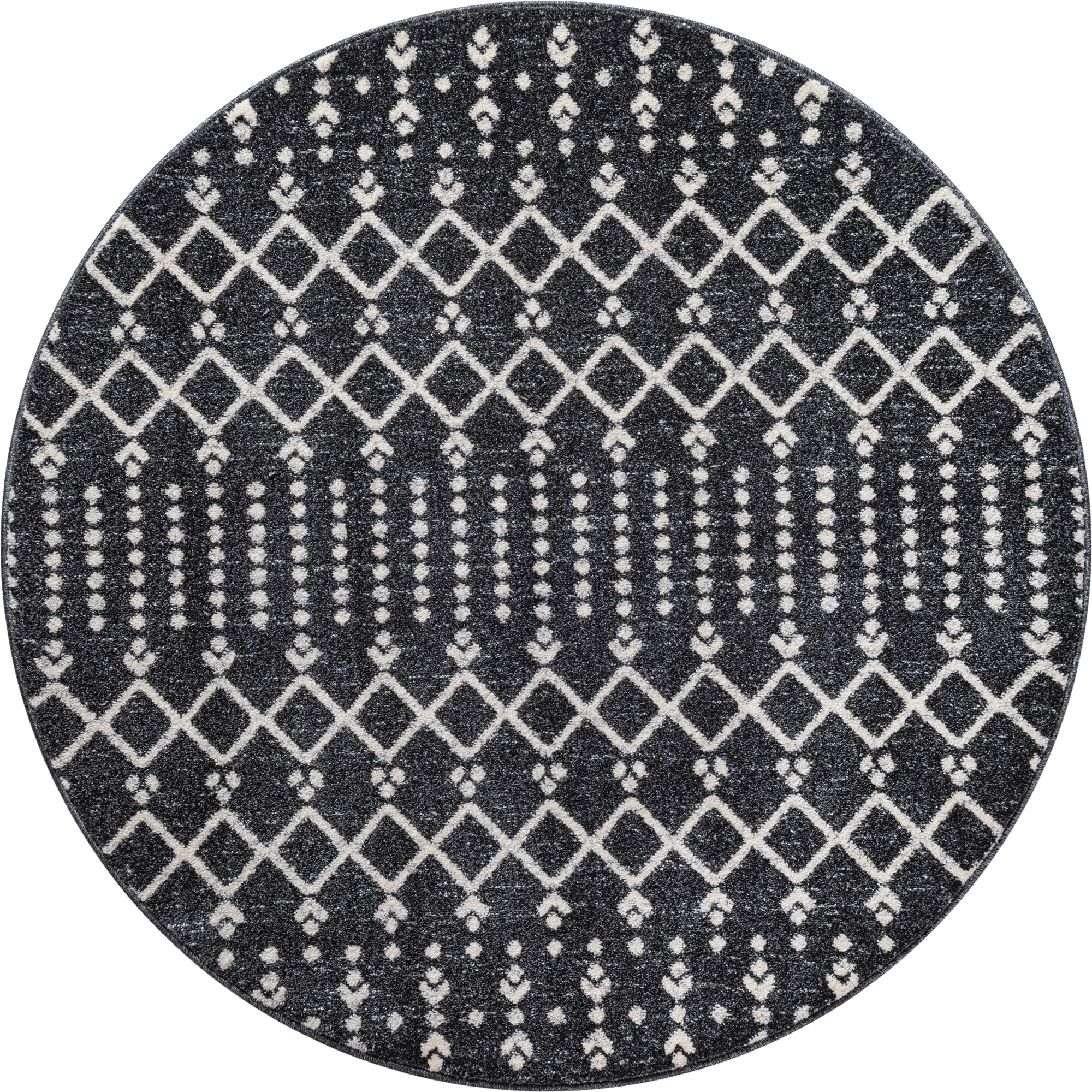 Sanat Teppich »Boho 8205« rund 10 mm Höhe Kurzflor, robust, Boho, Scandic, für Fussbodenheizung geeignet