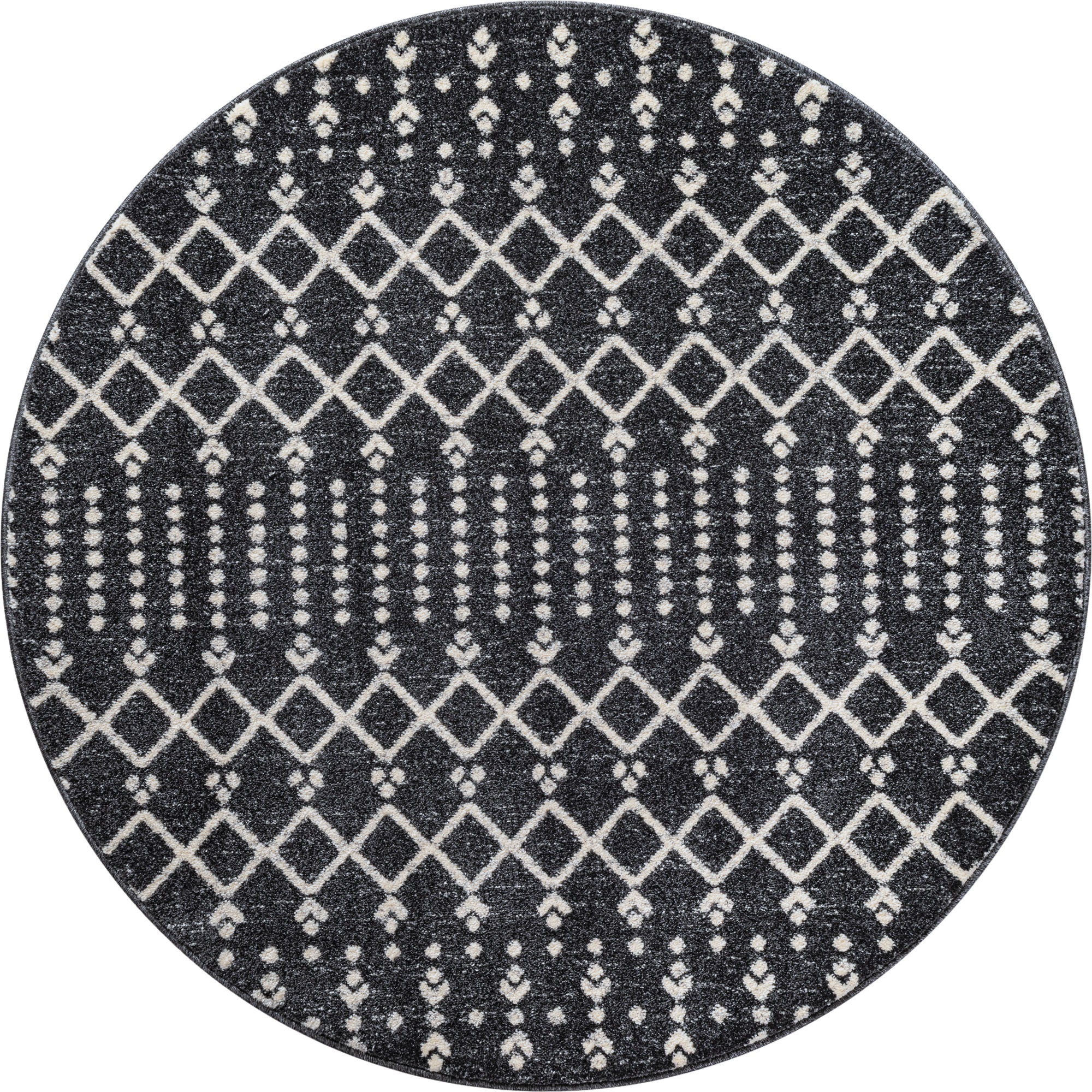 Sanat Teppich »Boho 8205« rund 10 mm Höhe Kurzflor, robust, Boho, Scandic, günstig online kaufen