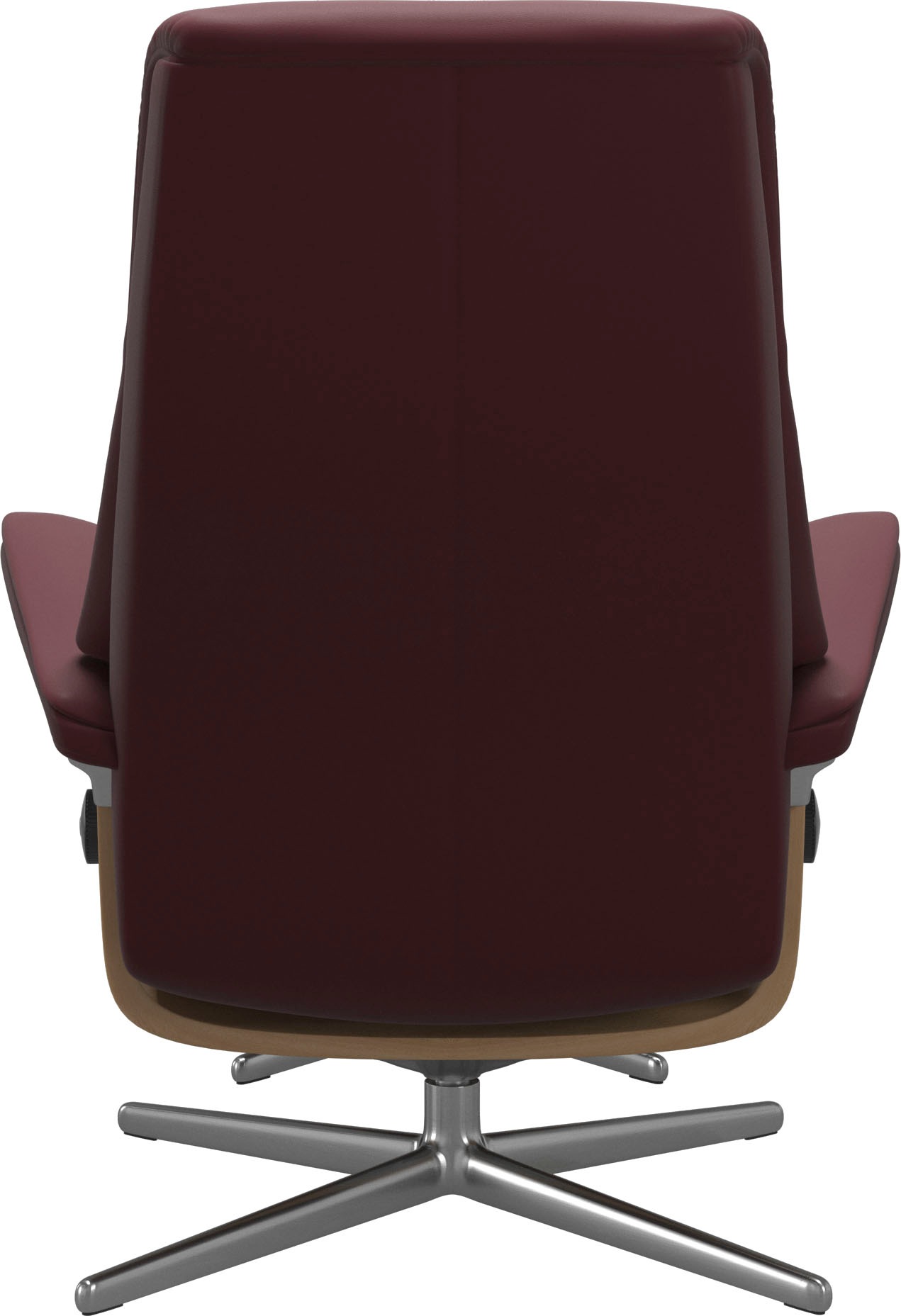 Stressless® Fußhocker »View«, mit Cross Base, Größe S, M & L, Holzakzent Eiche