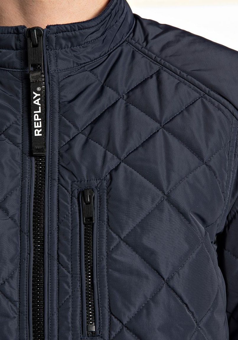Replay Steppjacke »Saber Mid« mit kurzem Stehkragen
