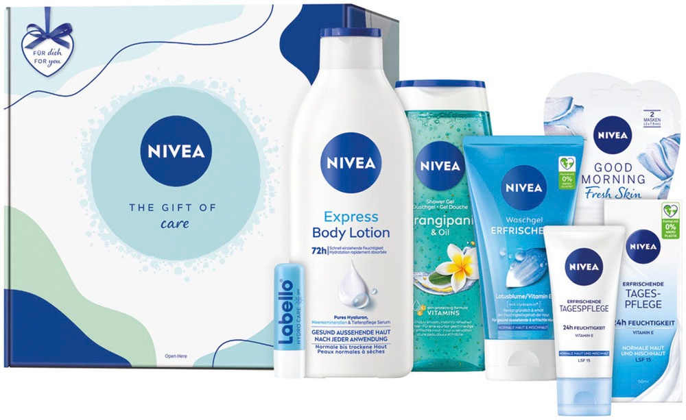 Nivea Pflege-Geschenkset »The Gift of Care«, (6 tlg.)